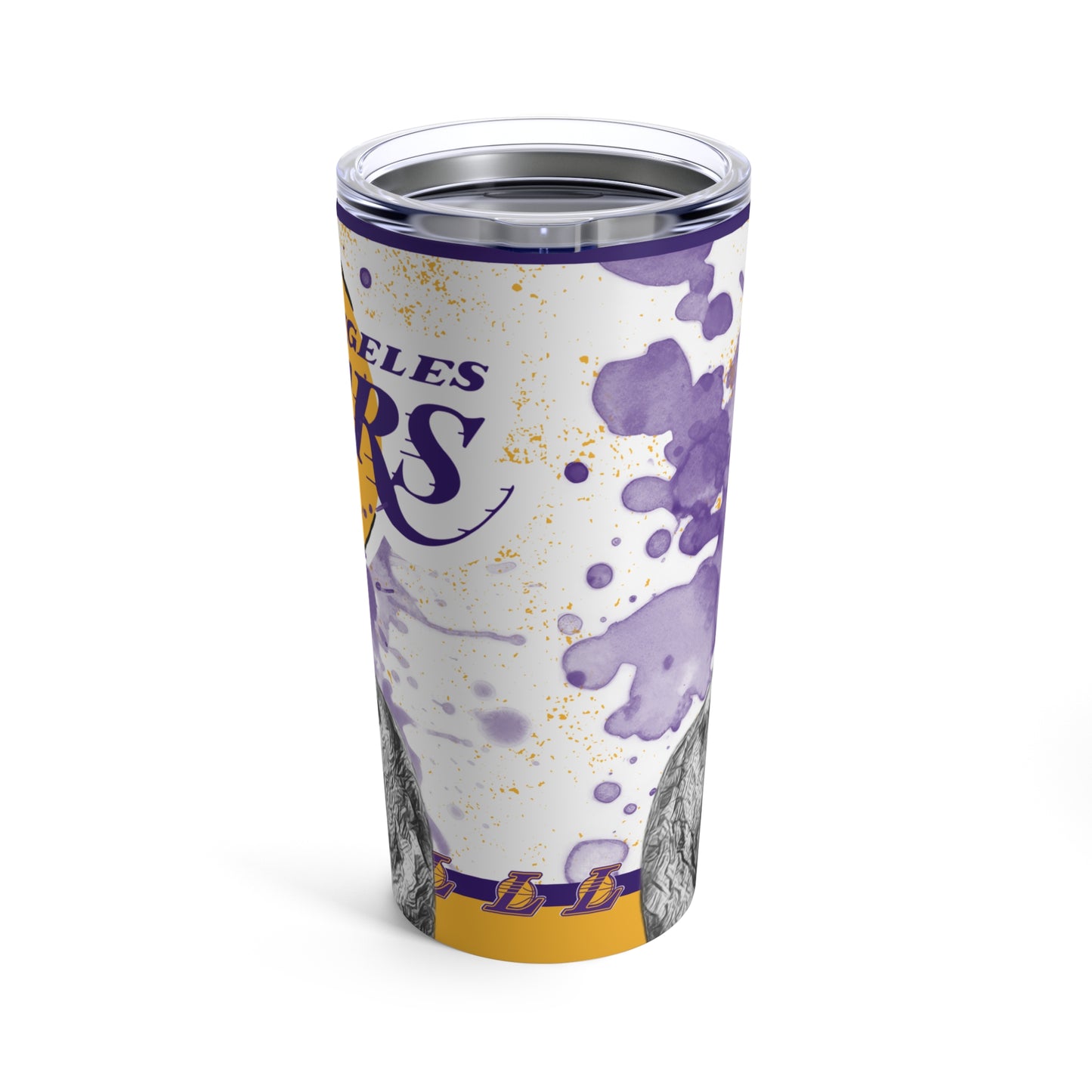 LOS ANGELES LAKERS 28 RUI HACHIMURA Tumbler 20oz back