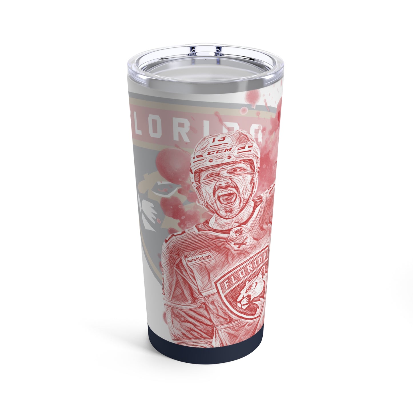 FLORIDA PANTHERS 13 SAM REINHART Tumbler 20oz front