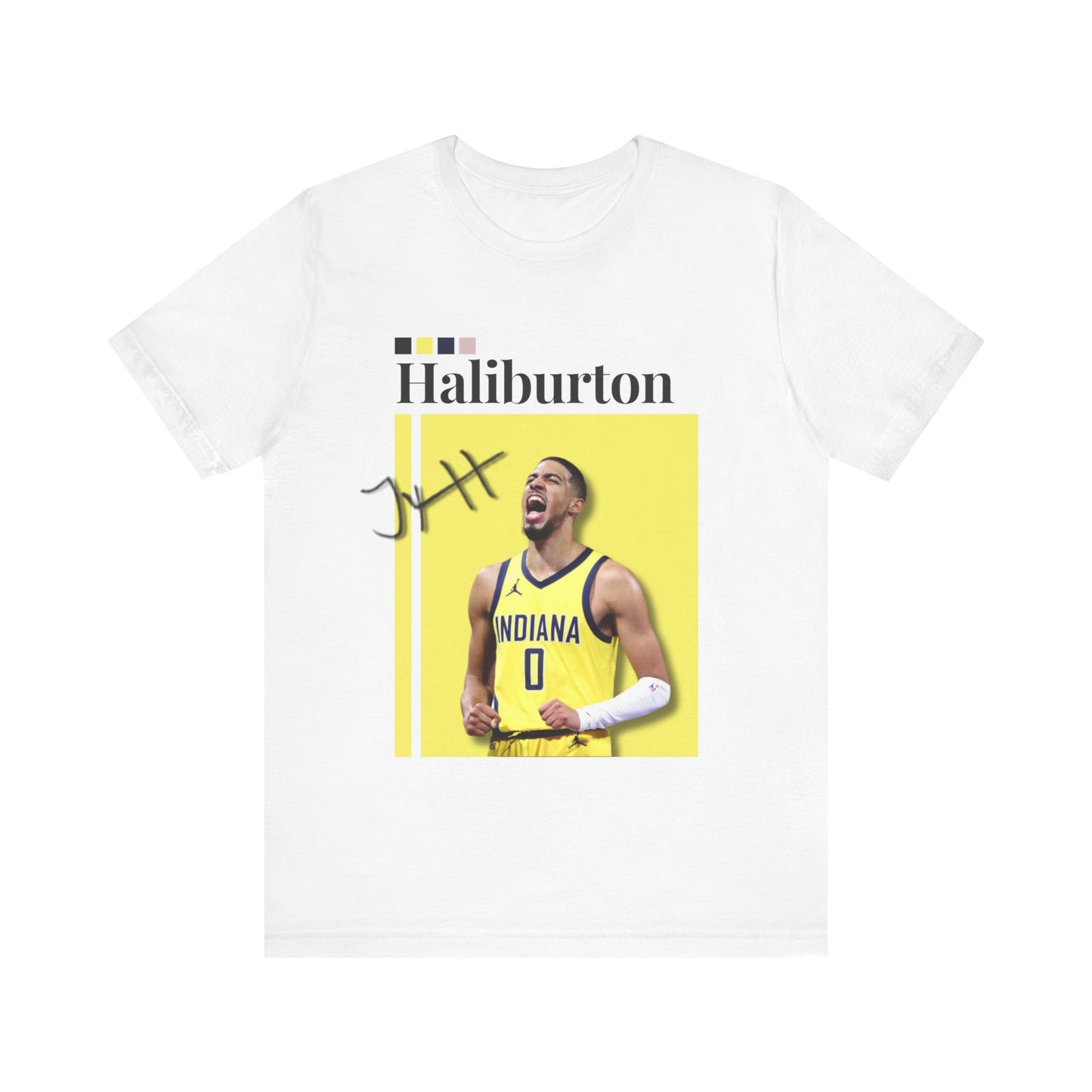 All-Star Tyrese Haliburton Graphic Streetwear Tee white