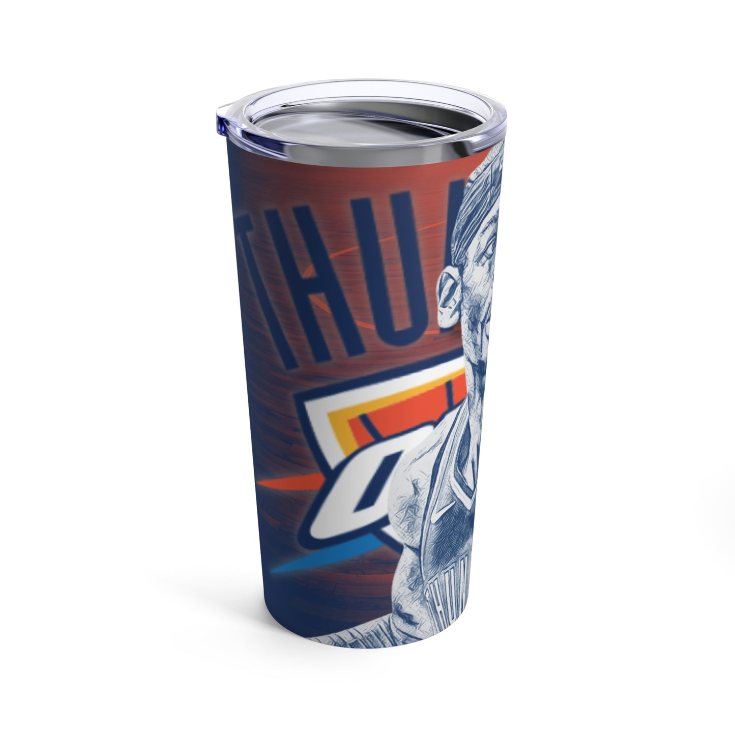 OKC Thunder 2 Shai Gilgeous-Alexander Tumbler 20oz left