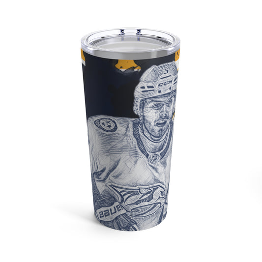 NASHVILLE PREDATORS 3 JEREMY LAUZON Tumbler 20oz front