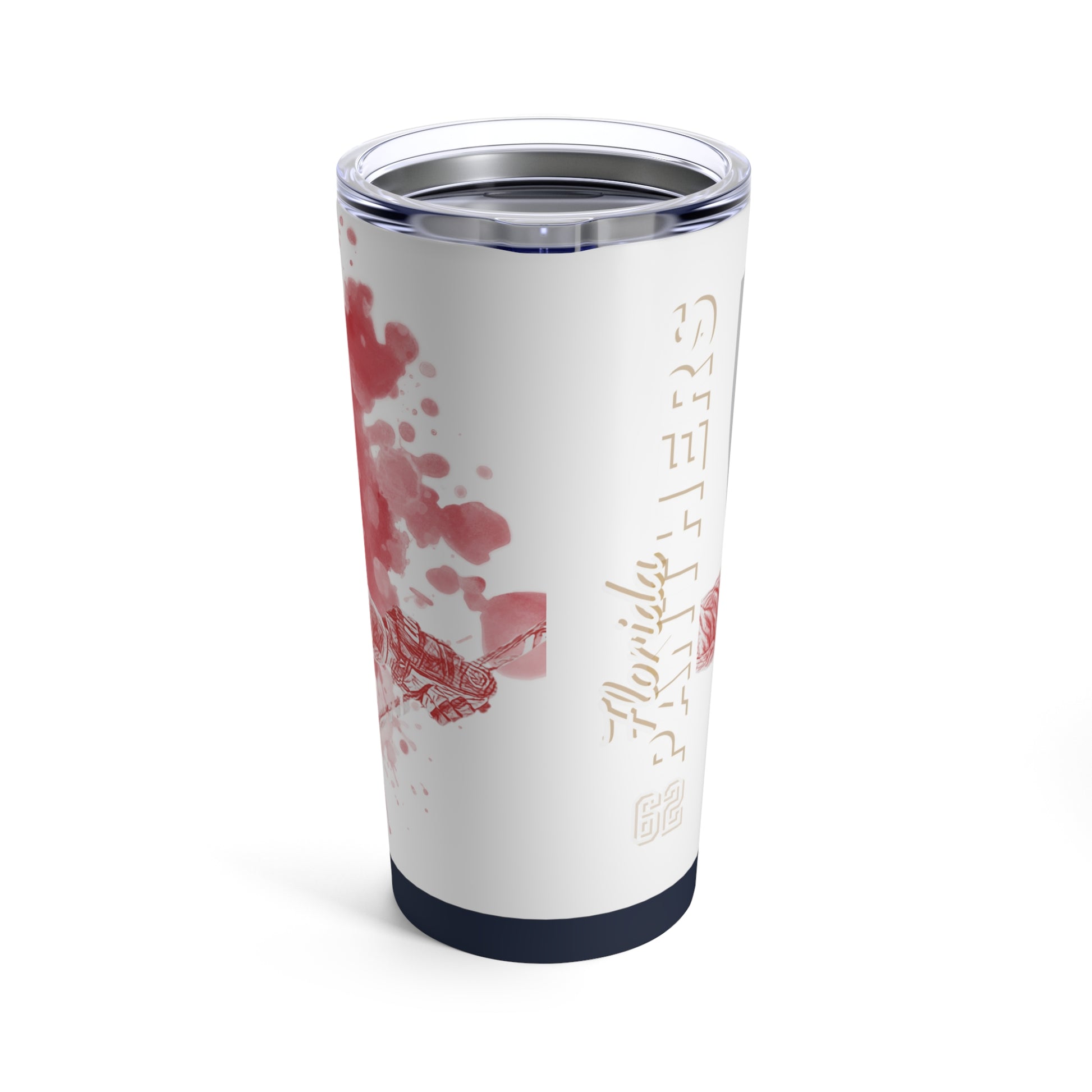 FLORIDA PANTHERS 62 BRANDON MONTOUR Tumbler 20oz back