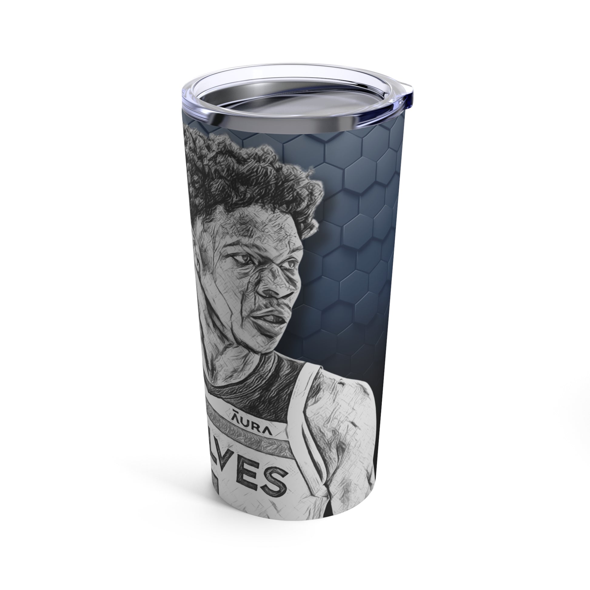 Minnesota Timberwolves 5 Anthony Edwards Tumbler 20oz front