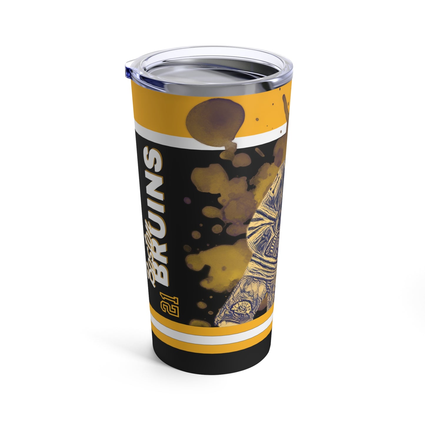 Boston Bruins 21 JAMES VAN RIEMSDYK Tumbler 20oz left