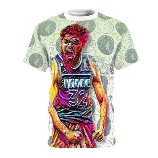 NBA All-Star Karl-Anthony Towns AOP Graphic Tee front
