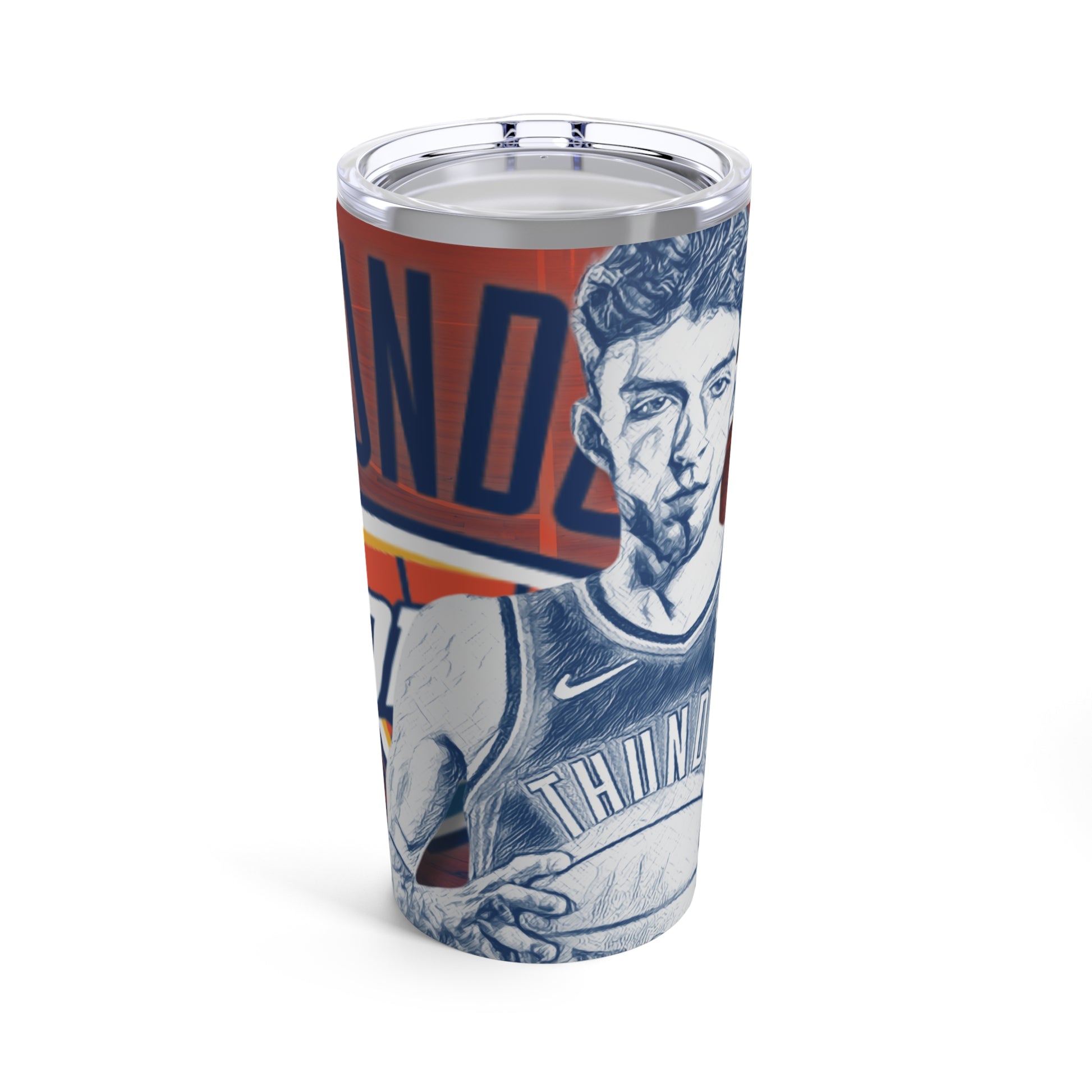 OKC Thunder 7 Chet Holmgren Tumbler 20oz front