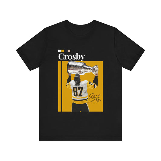 NHL All-Star Sidney Crosby Graphic Streetwear Tee black tee