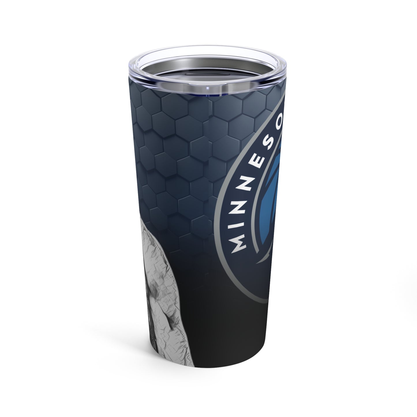 Minnesota Timberwolves 27 Rudy Gobert Tumbler 20oz mockup