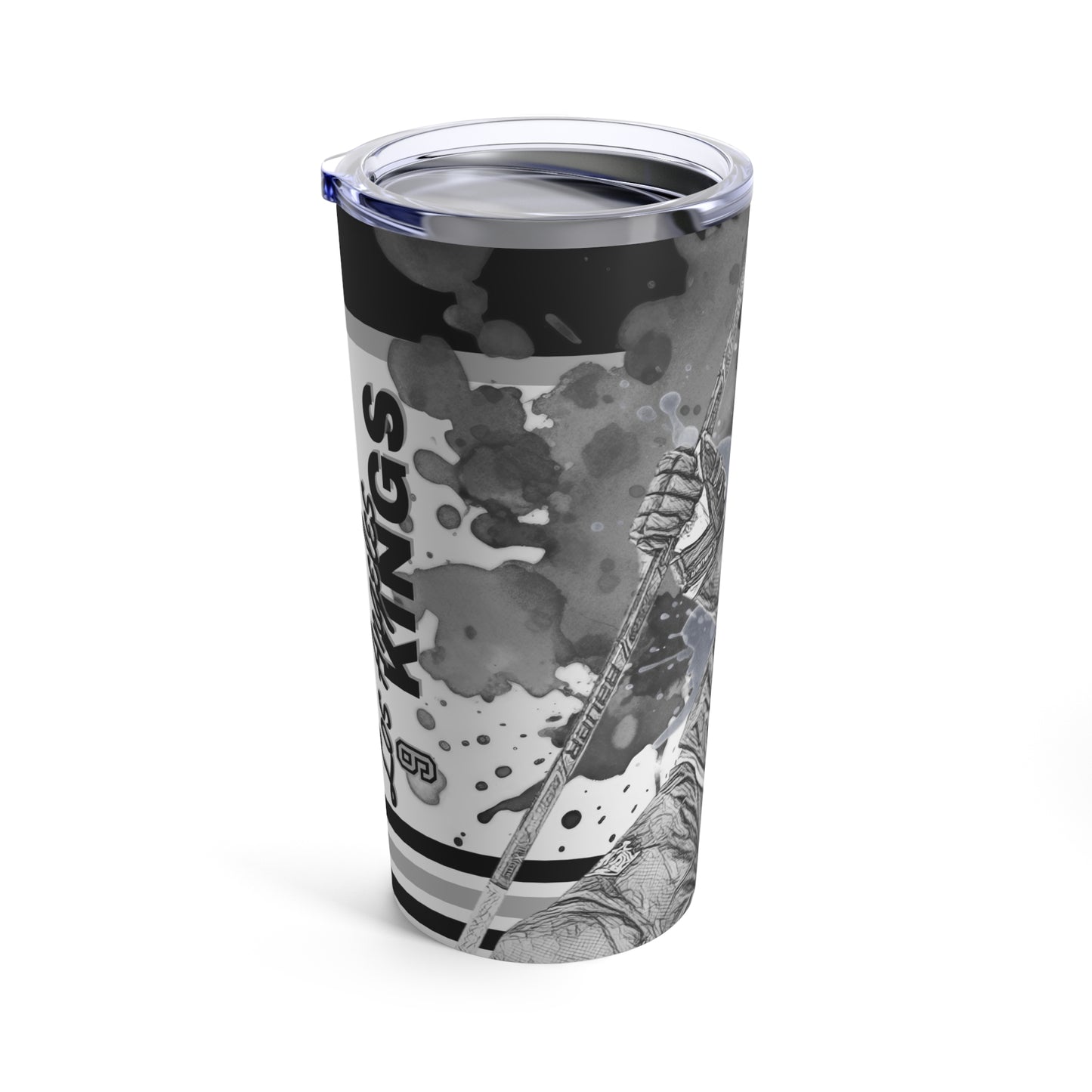 LOS ANGELES KINGS 9 Adrian Kempe Tumbler 20oz left