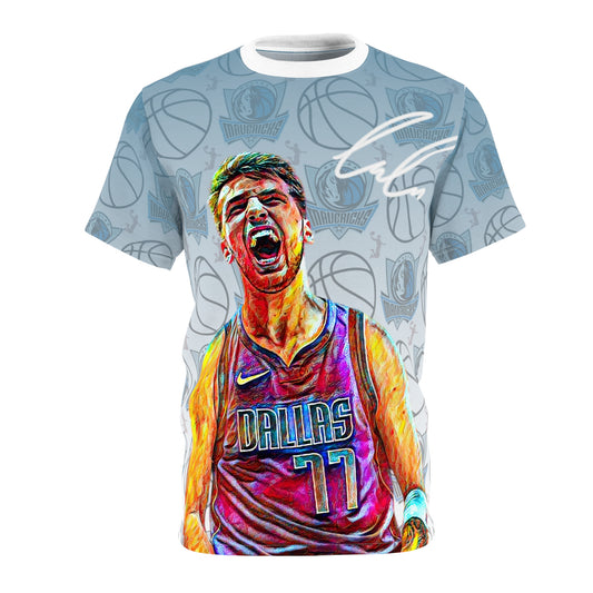 NBA All-Star Luka Doncic AOP Graphic Streetwear Tee front