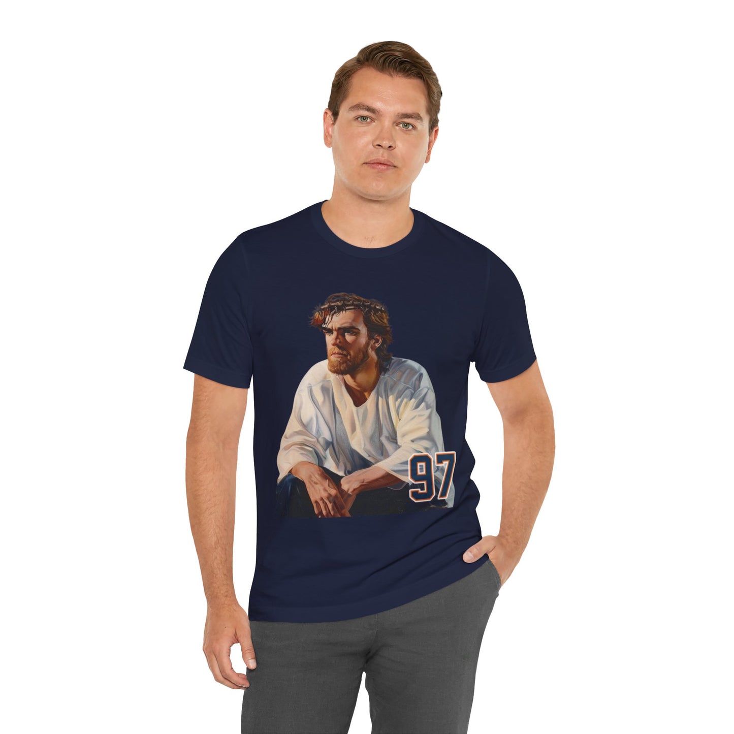 Edmonton Oilers McJesus Graphic Tee