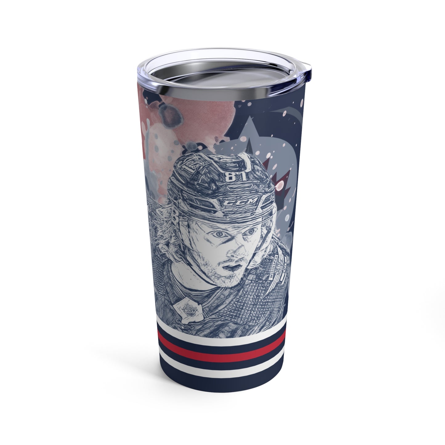 WINNIPEG JETS 81 KYLE CONNOR Tumbler 20oz front