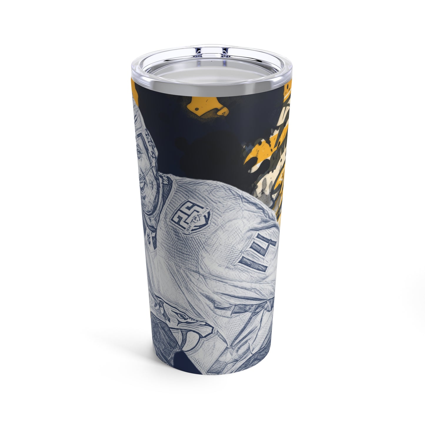 NASHVILLE PREDATORS 14 GUSTAV NYQUIST Tumbler 20oz front