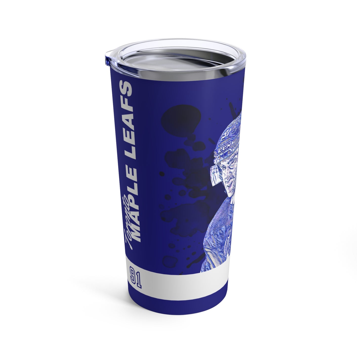 TORONTO MAPLE LEAFS 91 JOHN TAVARES Tumbler 20oz left