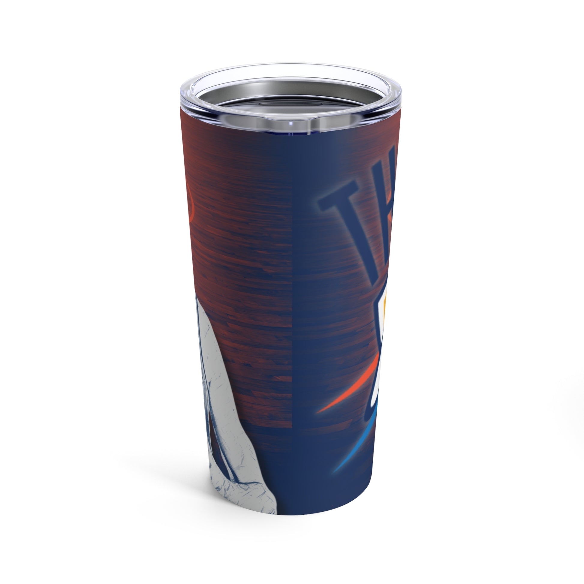 OKC Thunder 7 Chet Holmgren Tumbler 20oz back