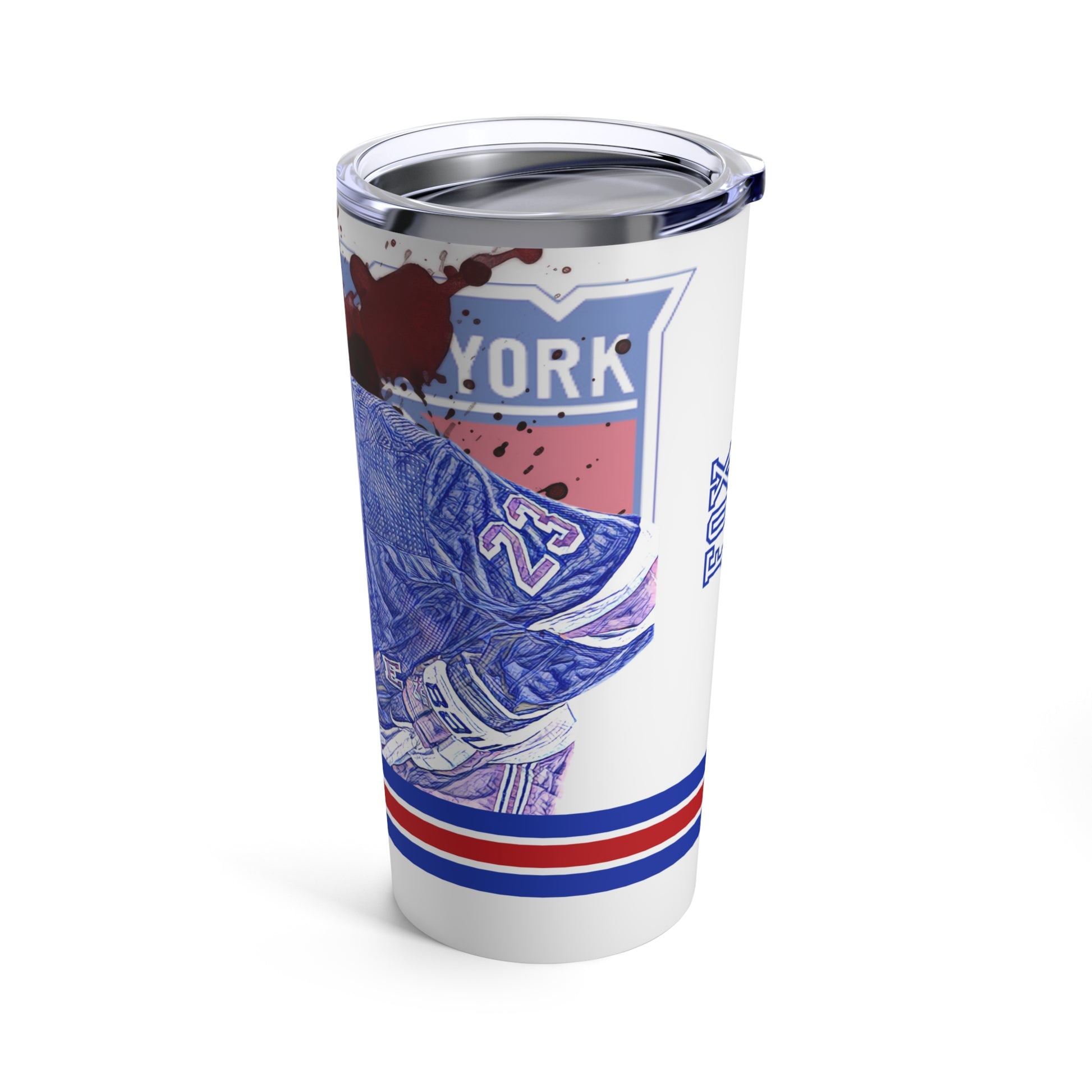 NEW YORK RANGER 23 ADAM FOX Tumbler 20oz right