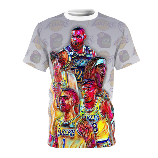 LakeShowYo Big 5 AOP Graphic Streetwear Tee