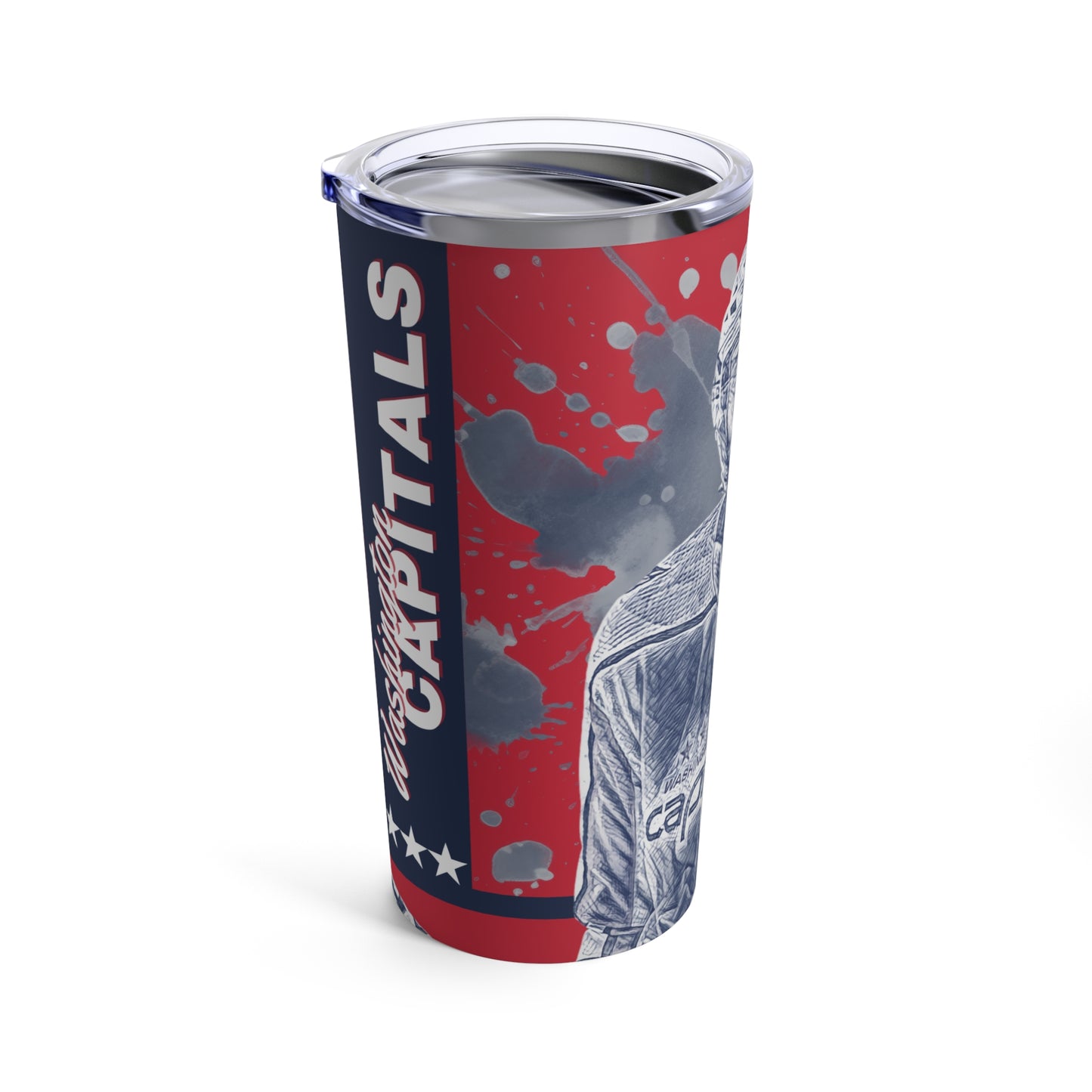 WASHINGTON CAPITALS 8 ALEXANDER OVECHKIN Tumbler 20oz left