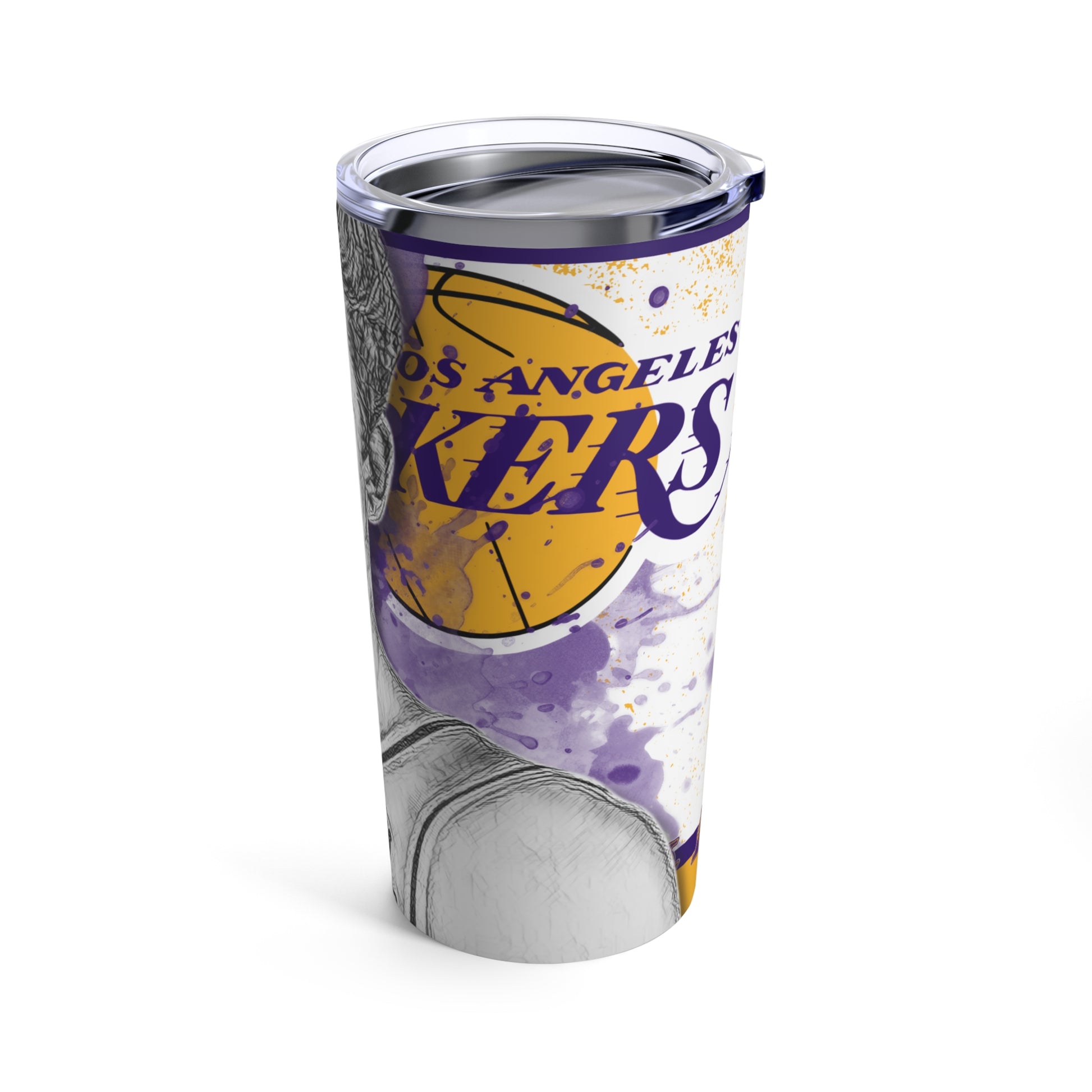 LOS ANGELES LAKERS 15 AUSTIN REAVES Tumbler 20oz right