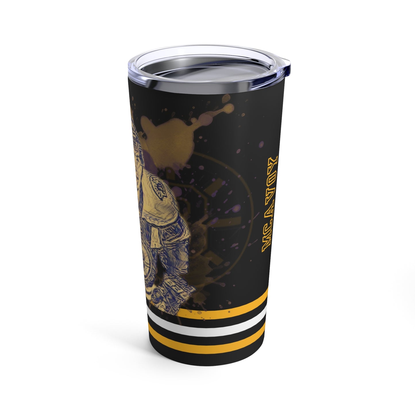 BOSTON BRUINS 73 CHARLIE MCAVOY Tumbler 20oz right