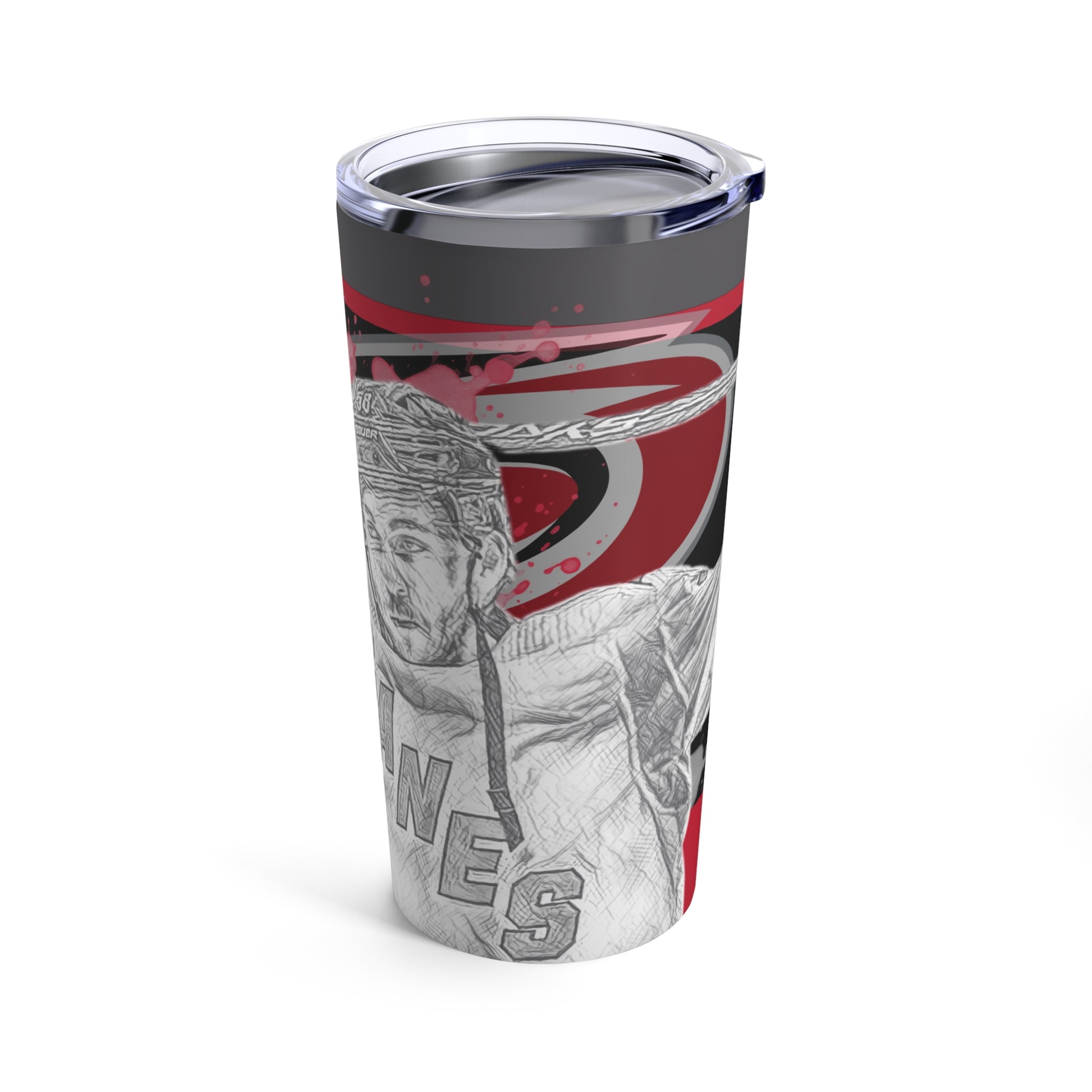 CAROLINA HURRICANES 58 MICHAEL BUNTING Tumbler 20oz right