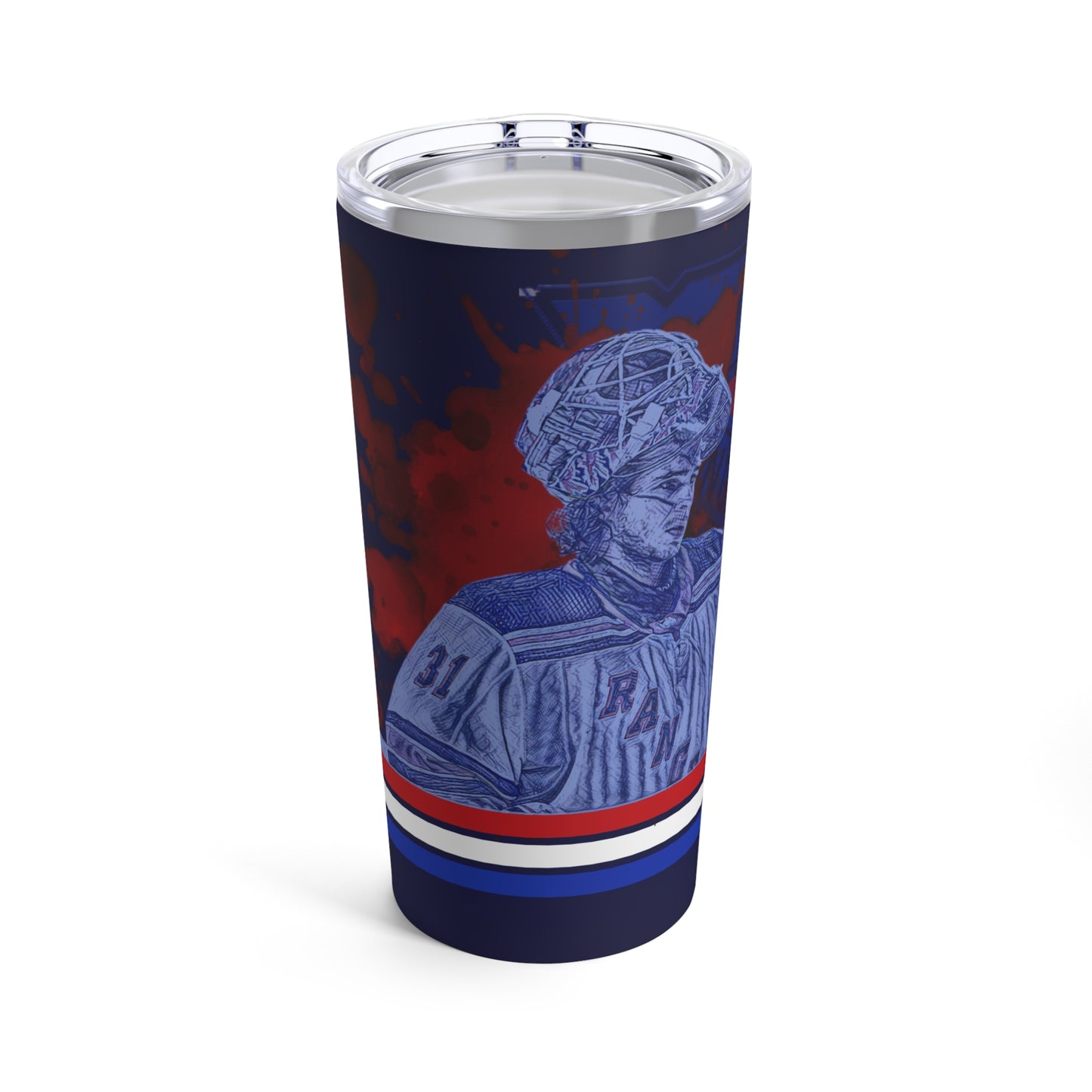 NEW YORK RANGER 32 IGOR SHESTERKIN Tumbler 20oz front