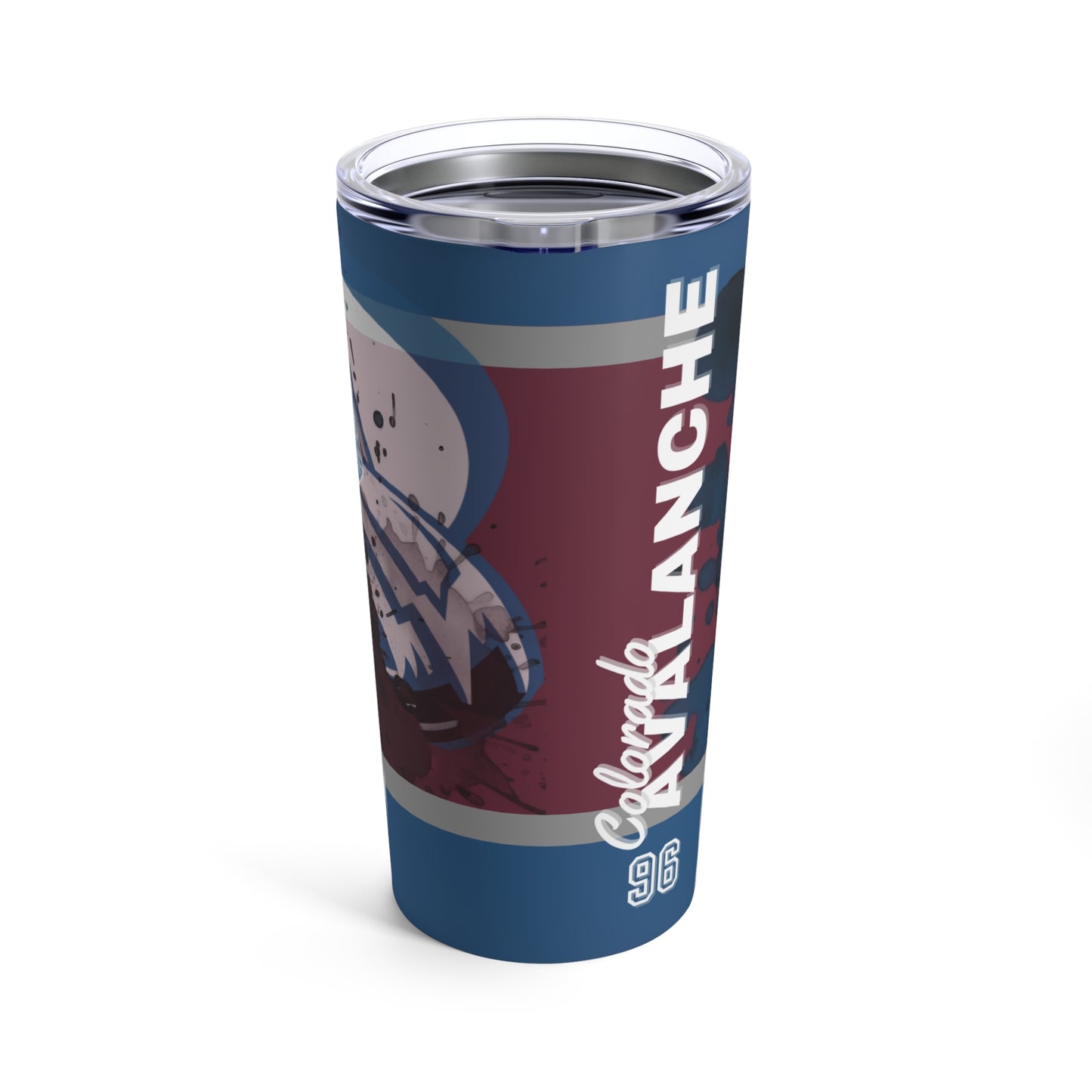 COLORADO AVALANCHE 96 MIKKO RANTANEN Tumbler 20oz back