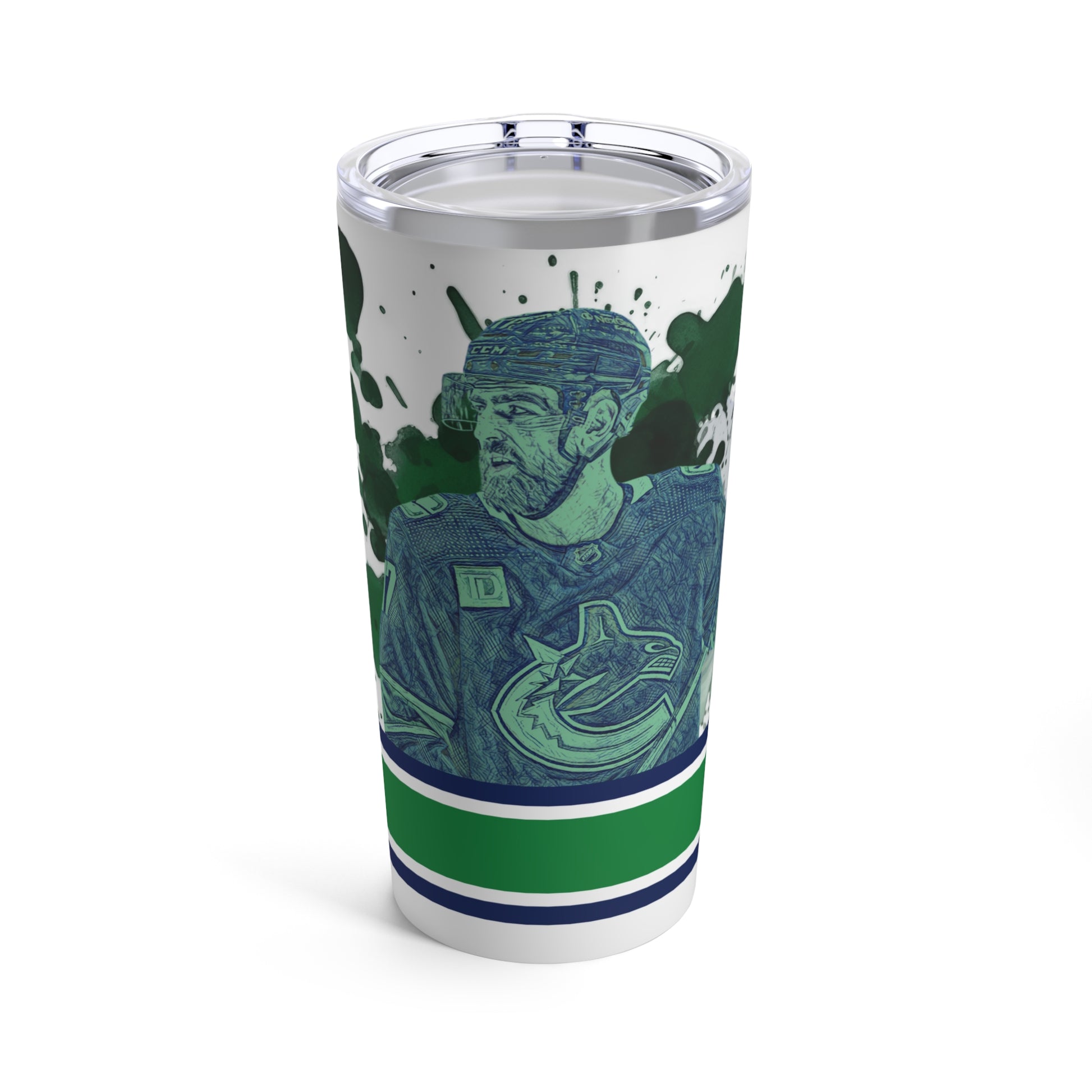 VANCOUVER CANUCKS 17 FILIP HRONEK Tumbler 20oz front