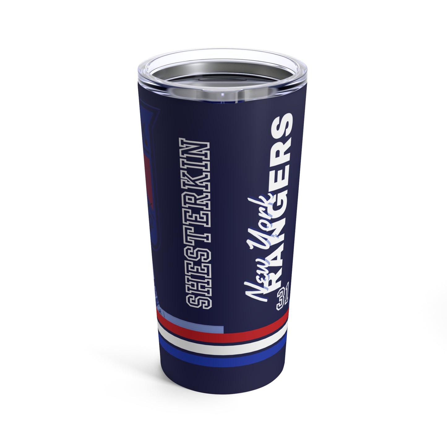 NEW YORK RANGER 32 IGOR SHESTERKIN Tumbler 20oz back