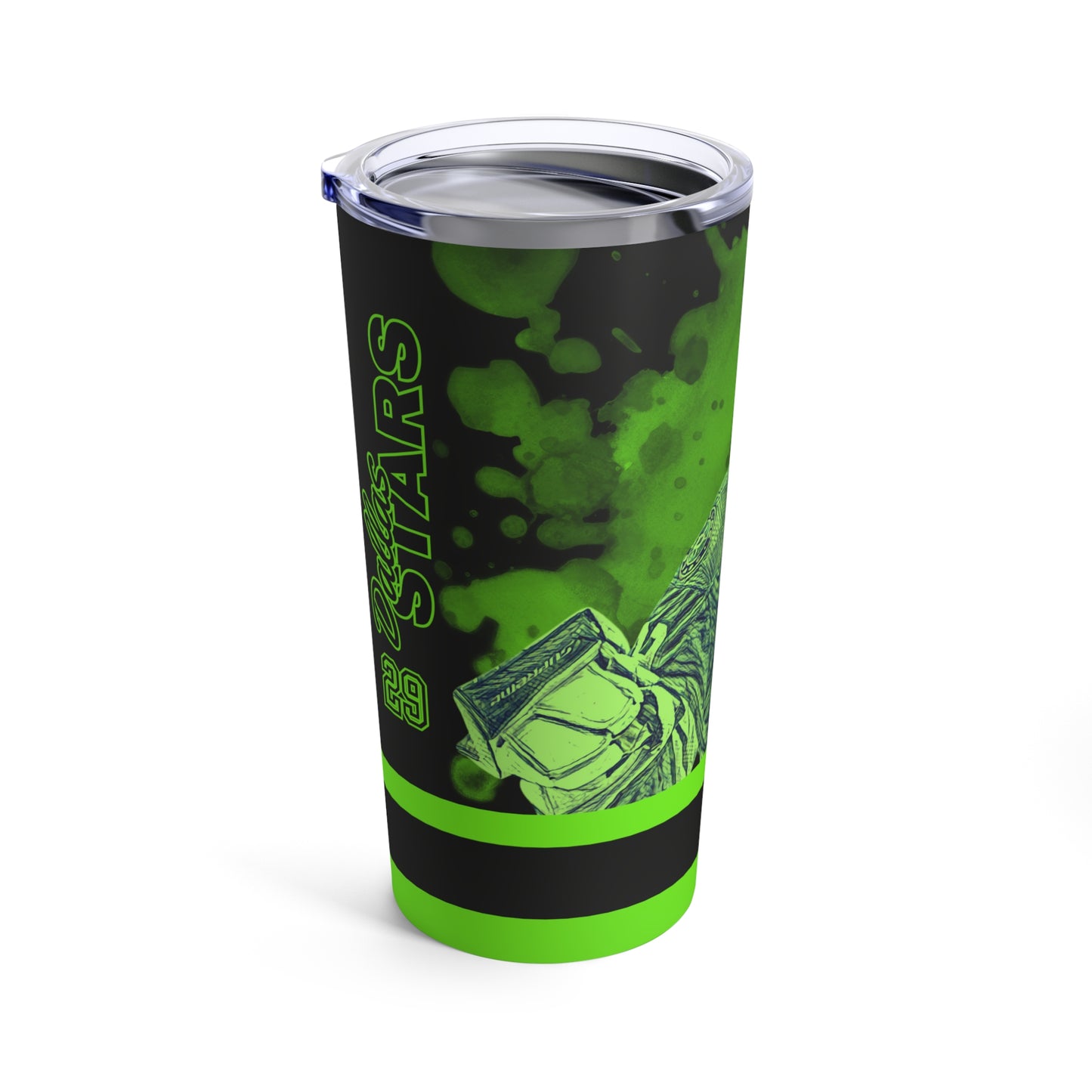 DALLAS STARS 29 Jake Oettinger Tumbler 20oz