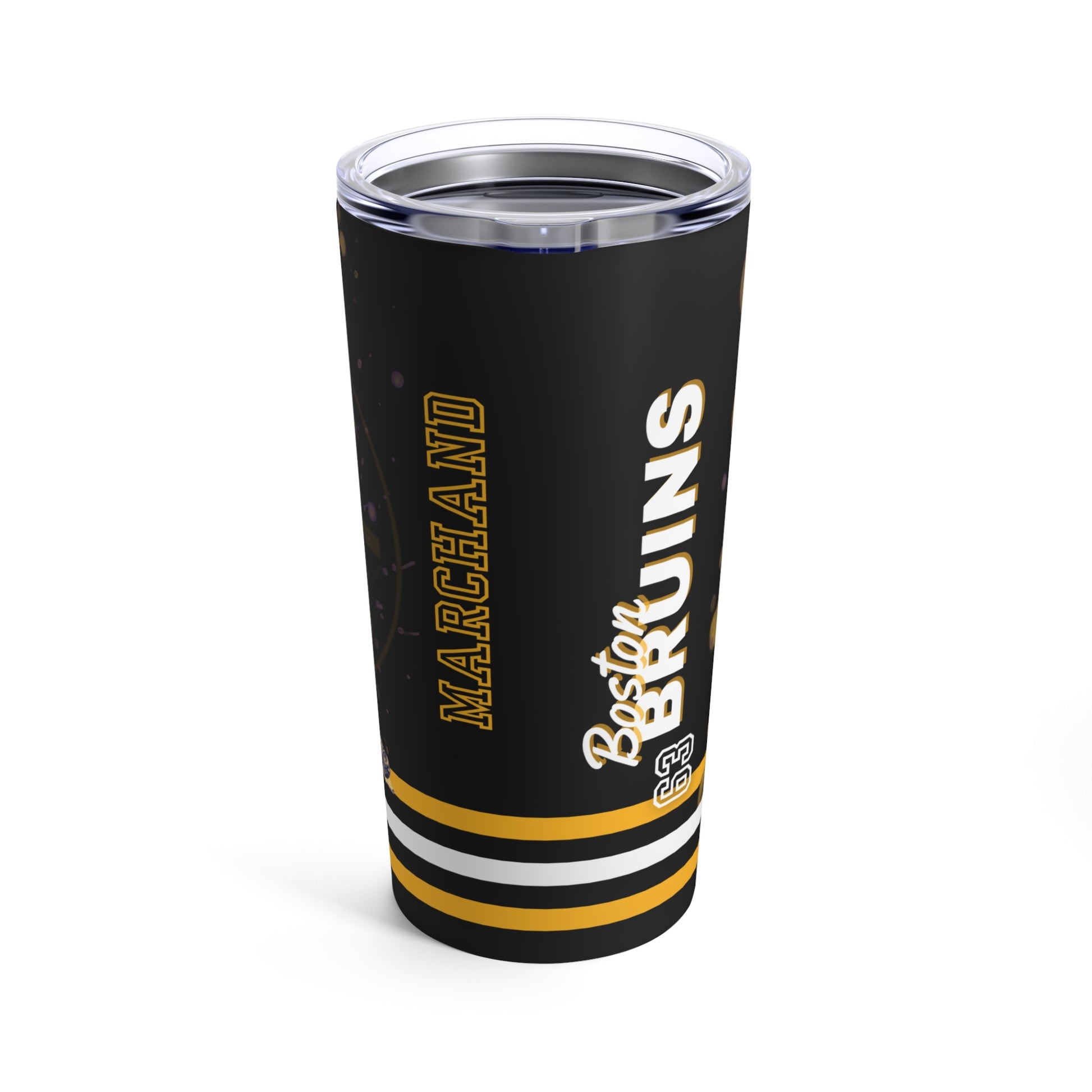 BOSTON BRUINS 63 BRAD MARCHAND Tumbler 20oz left