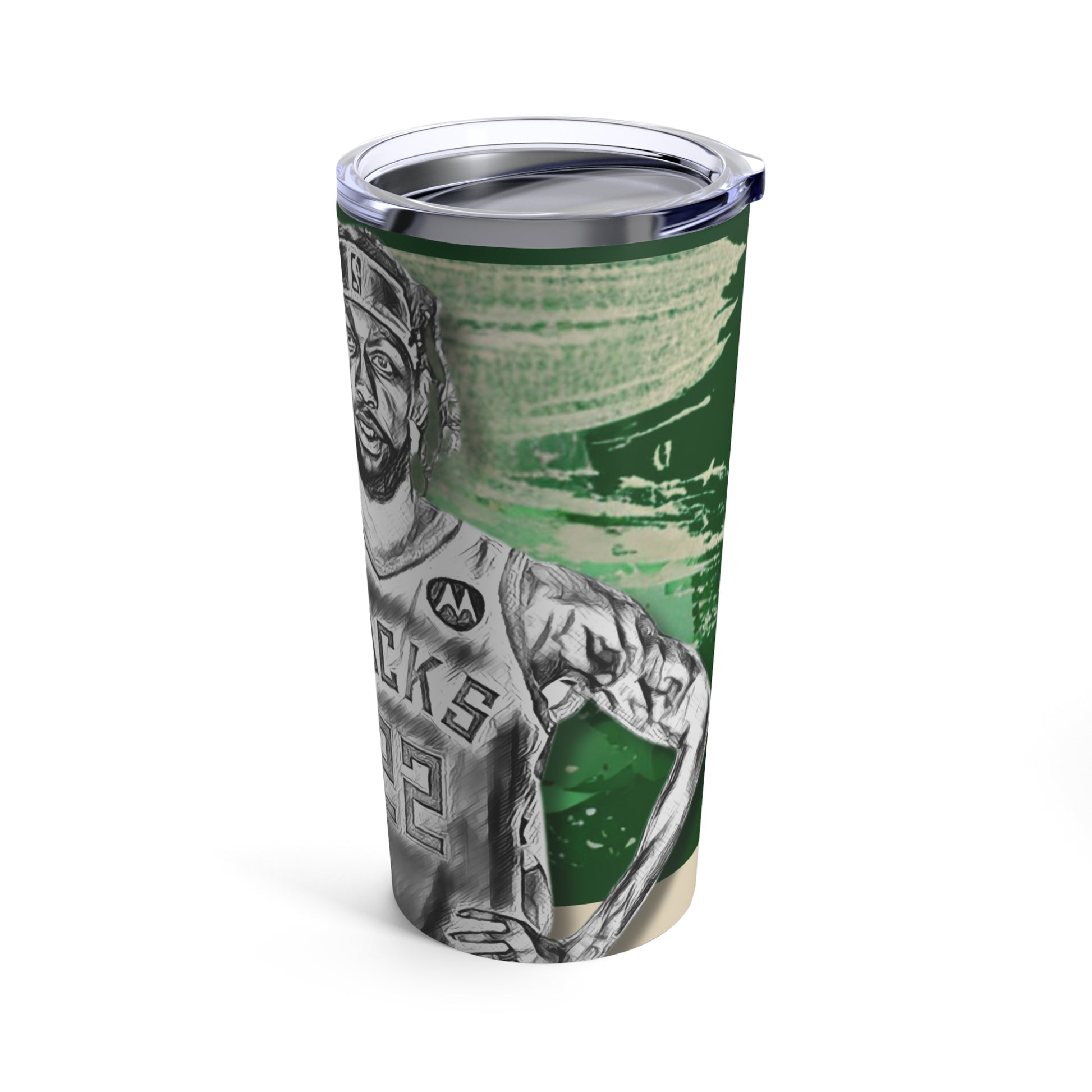 MILWAUKEE BUCKS 21 Patrick Beverley Tumbler 20oz right