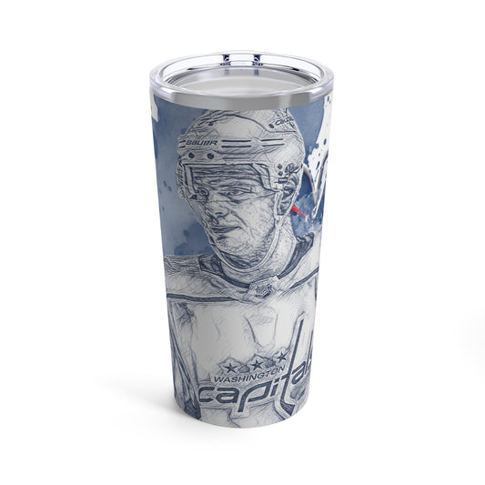 WASHINGTON CAPITALS 74 JOHN CARLSON Tumbler 20oz front