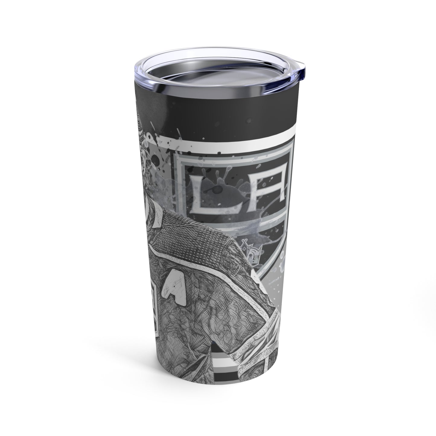 LOS ANGELES KINGS 8 DREW DOUGHTY Tumbler 20oz right