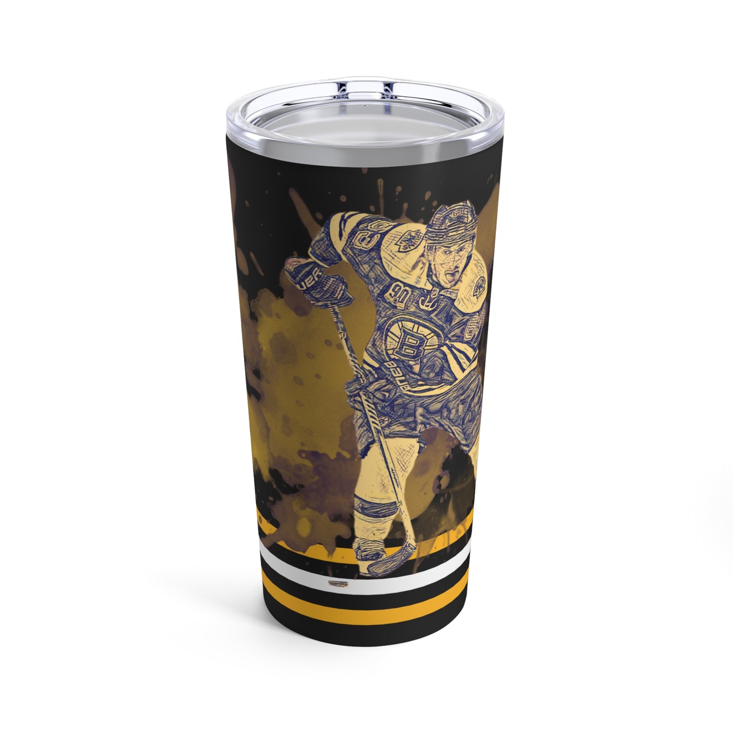 BOSTON BRUINS 63 BRAD MARCHAND Tumbler 20oz front