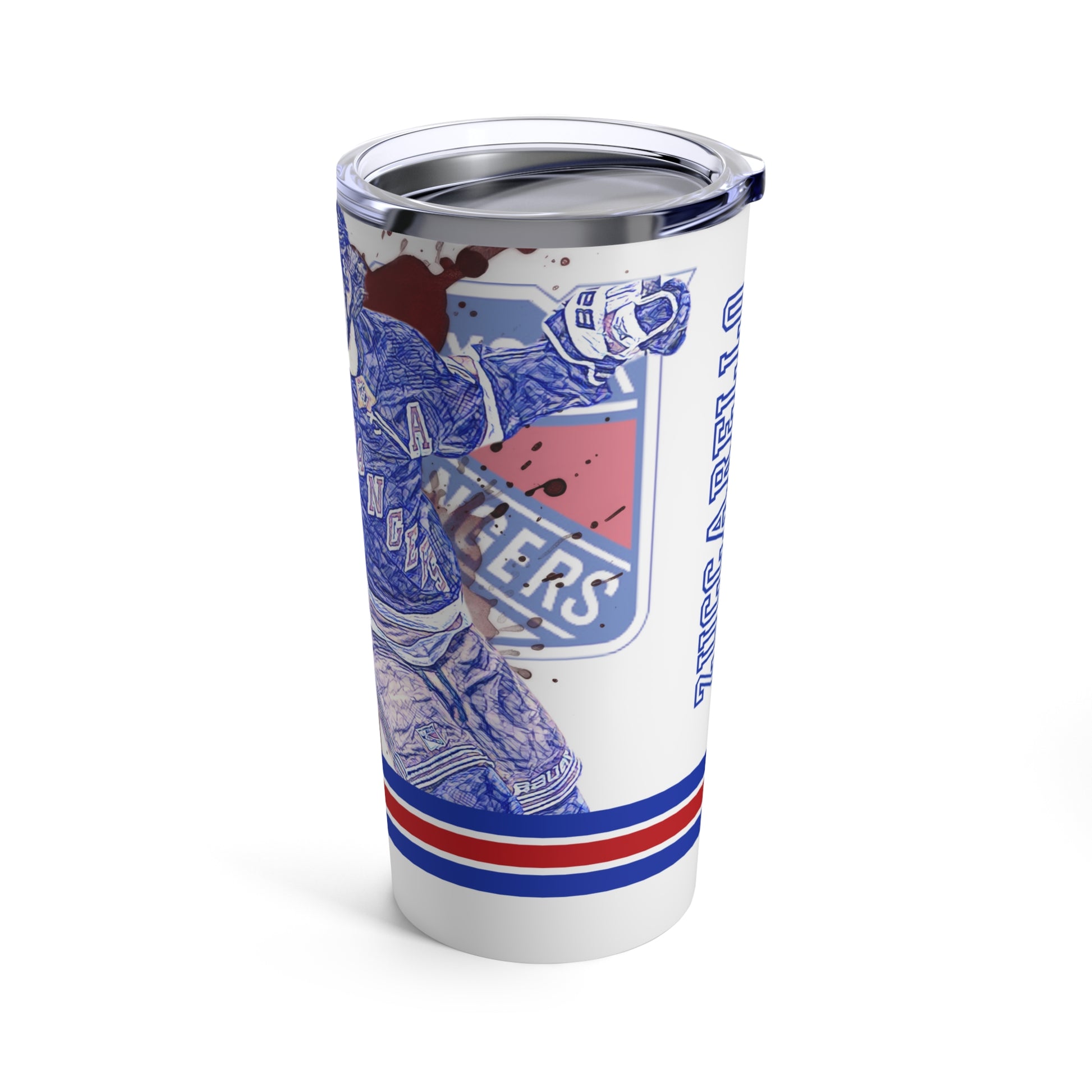 NEW YORK RANGERS 36 MATS ZUCCARELLO Tumbler 20oz right