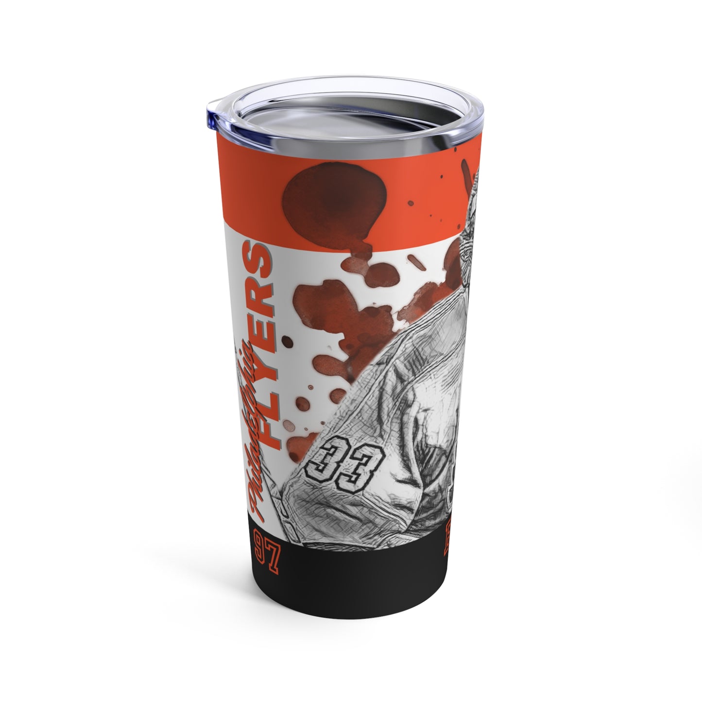 PHILADELPHIA FLYERS 33 SAMUEL ERSSON Tumbler 20oz left