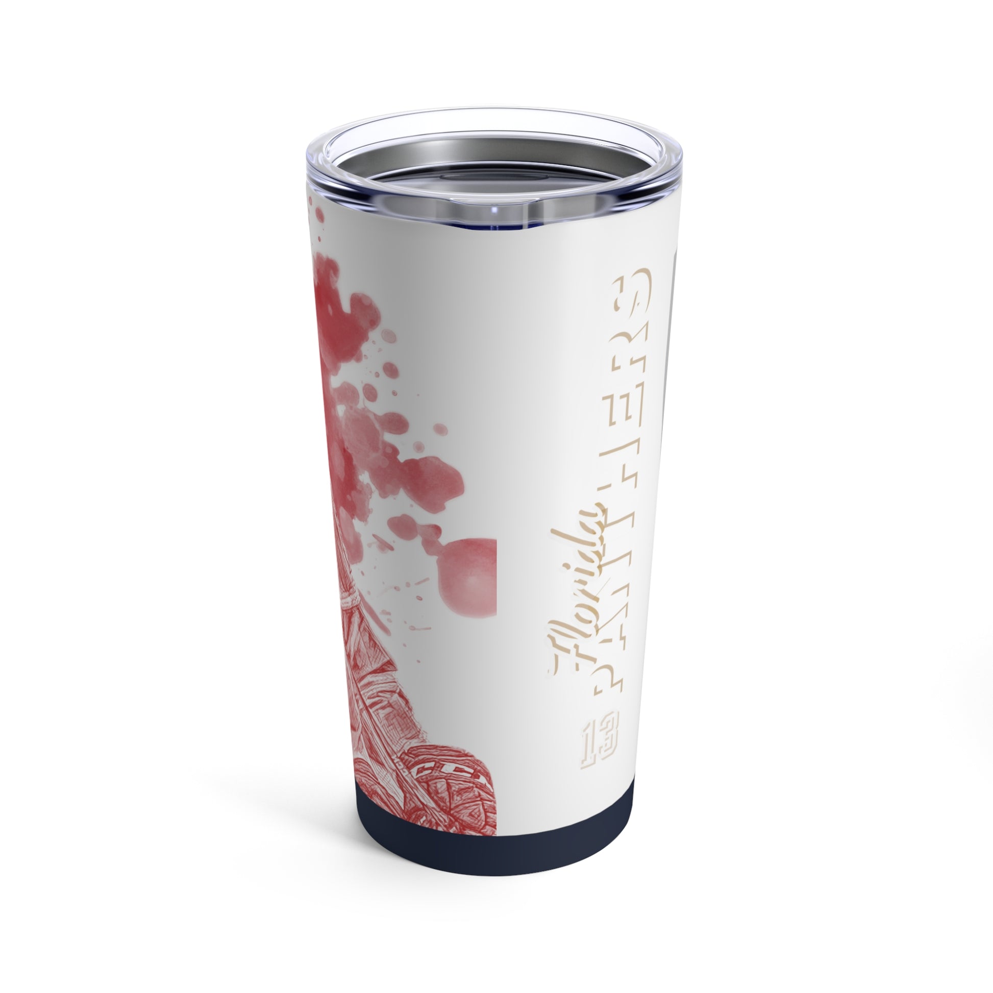 FLORIDA PANTHERS 13 SAM REINHART Tumbler 20oz back