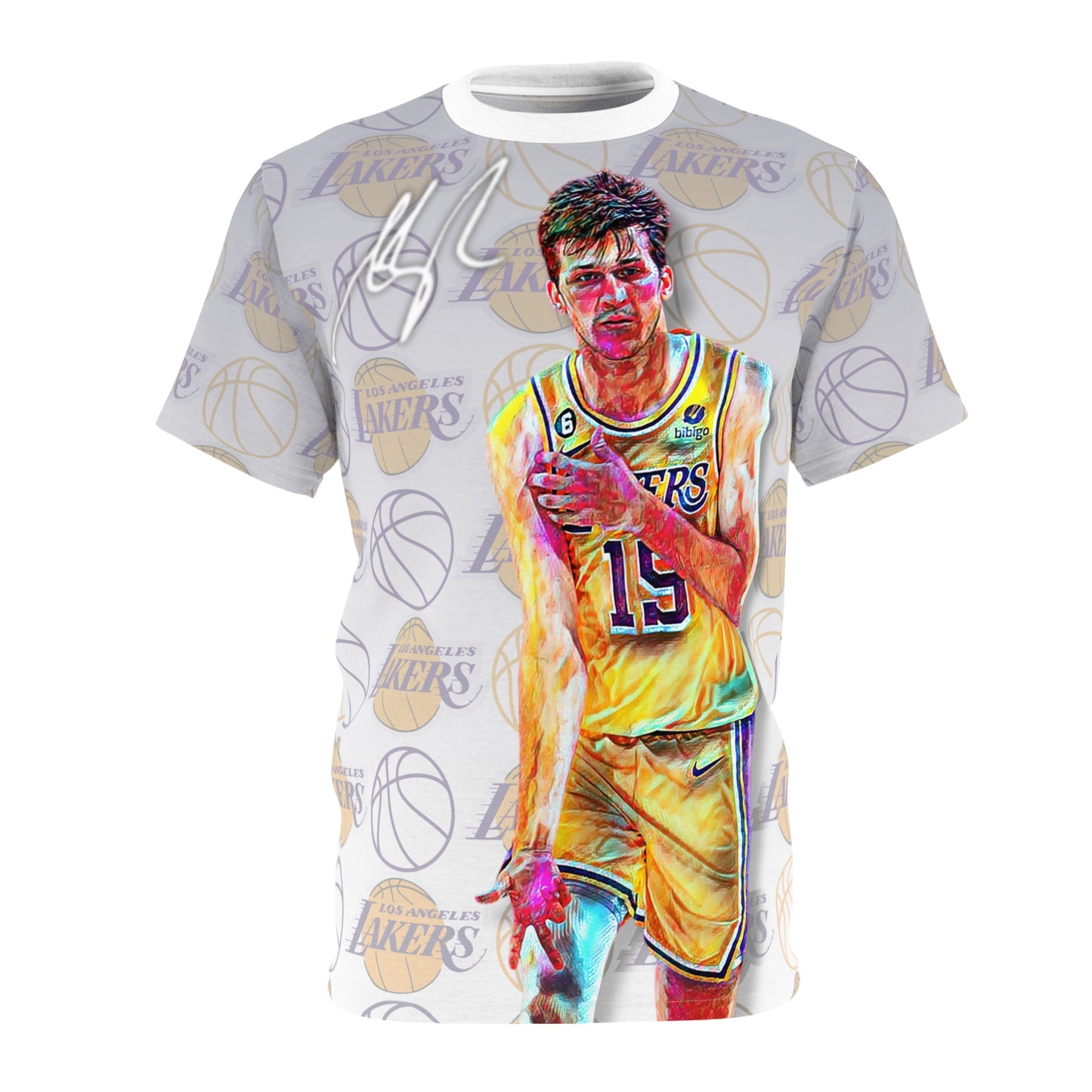 NBA All-Star Austin Reaves AOP Graphic Tee front