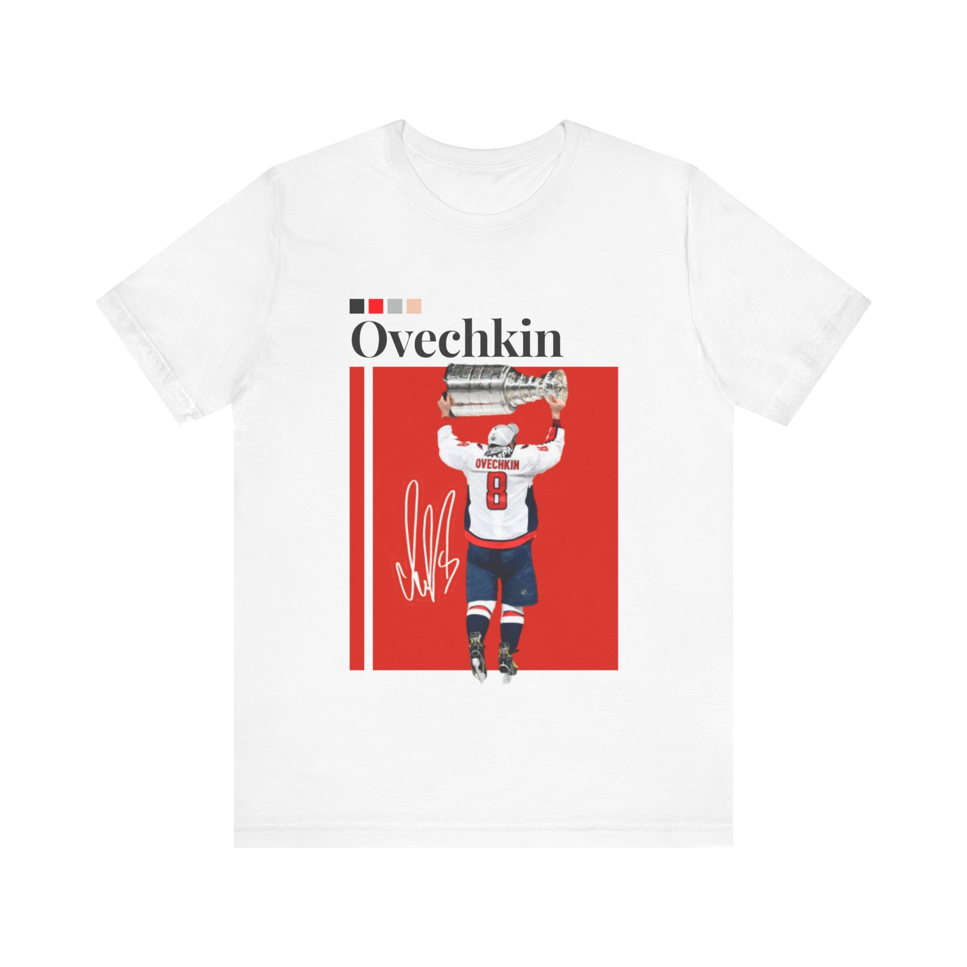 NHL All-Star Alexander Ovechkin Graphic Streetwear Tee front white