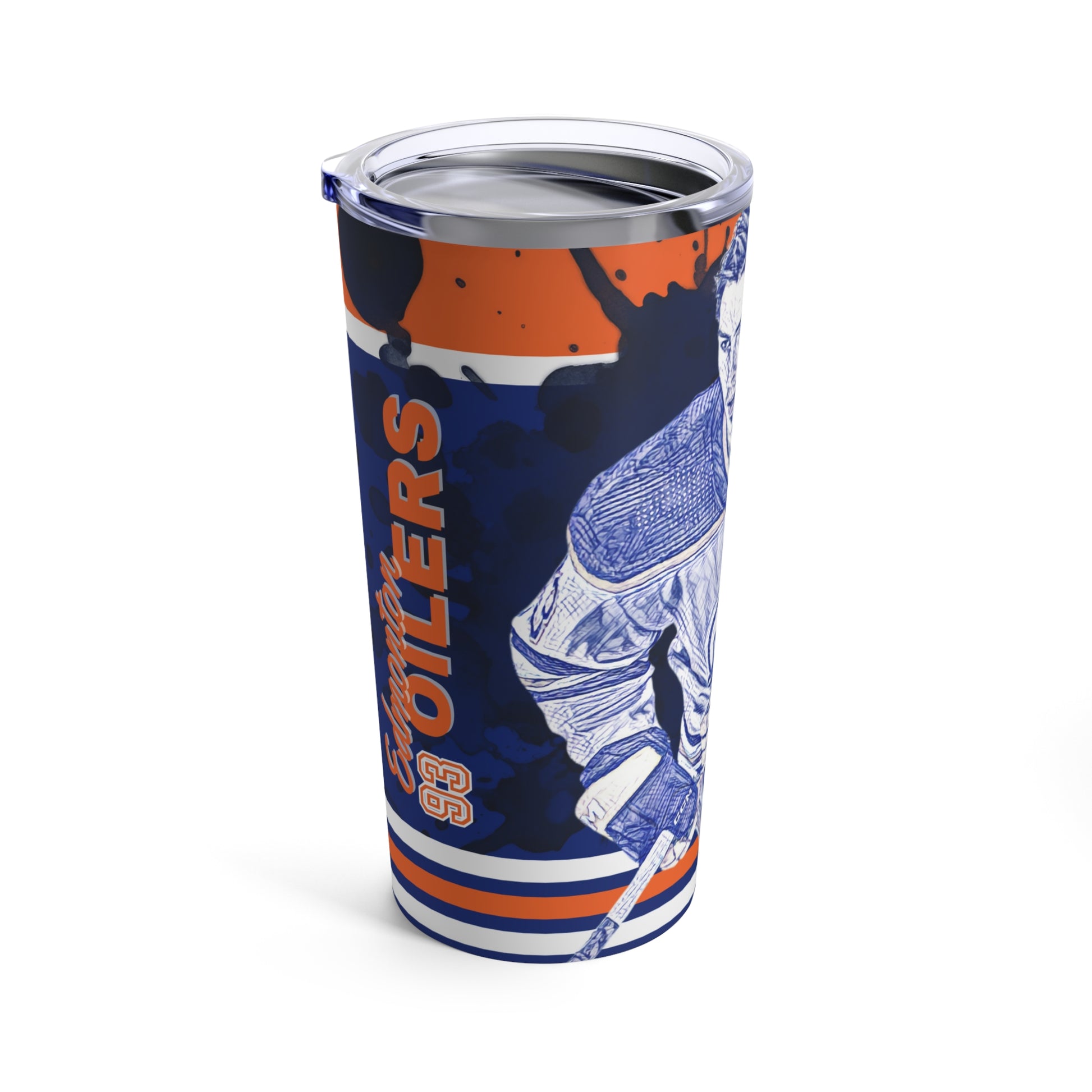 Edmonton Oilers 93 RYAN NUGENT-HOPKINS Tumbler 20oz left