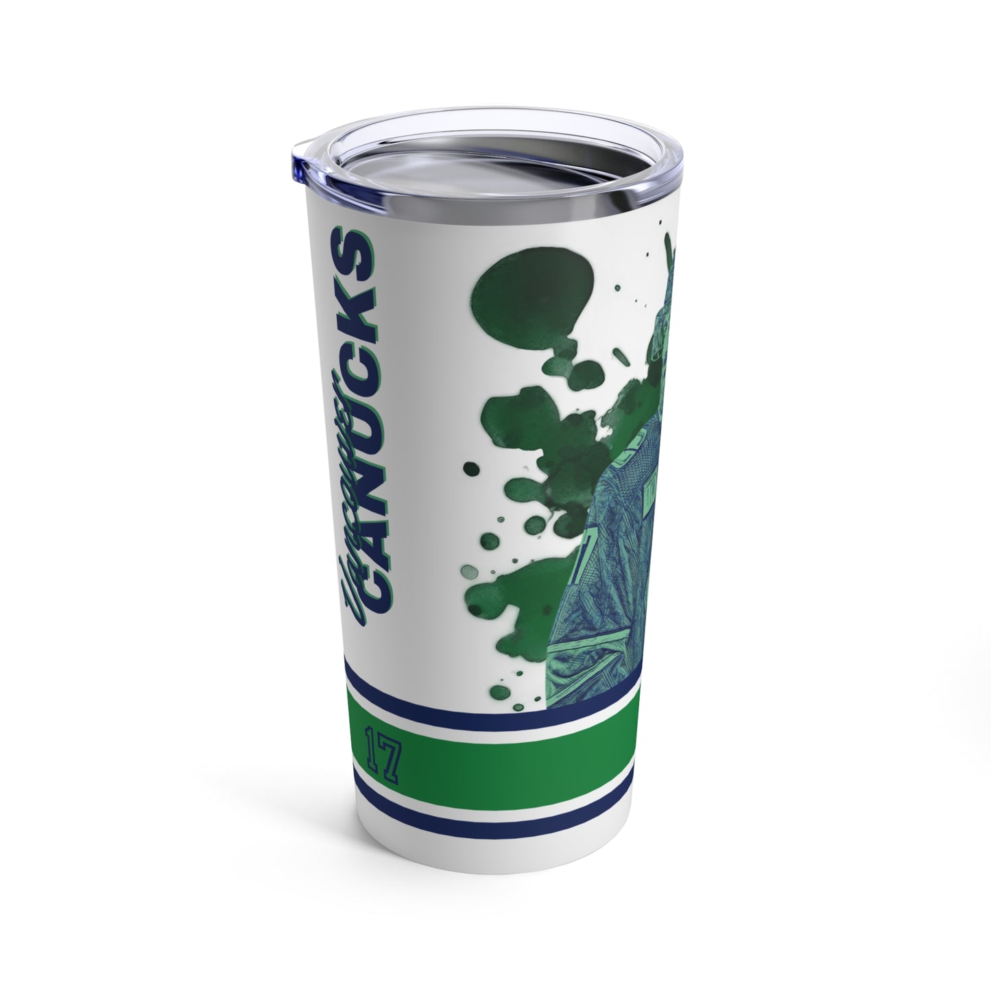 VANCOUVER CANUCKS 17 FILIP HRONEK Tumbler 20oz left