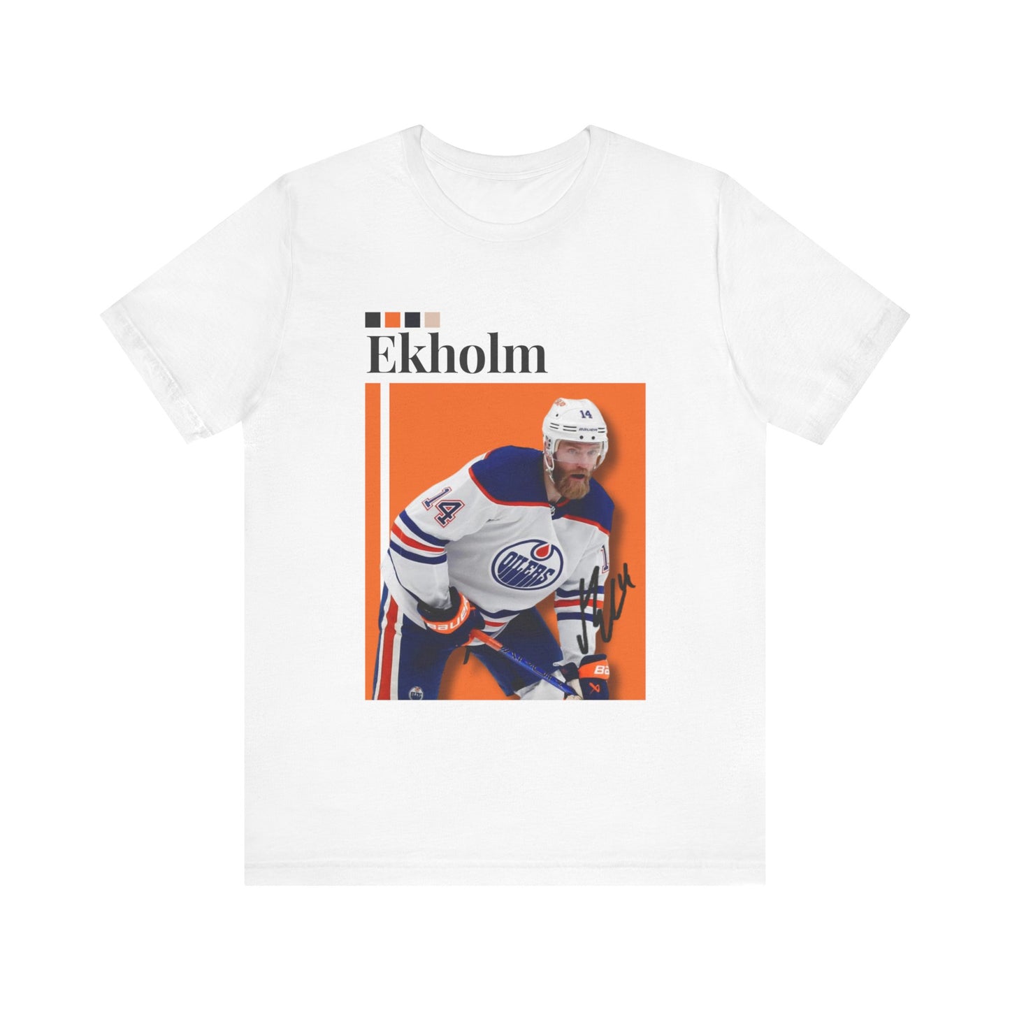 NHL All-Star Mattias Ekholm Graphic Streetwear Tee