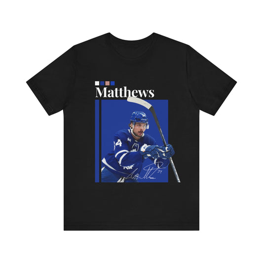 NHL All-Star Auston Matthews Graphic Streetwear Tee black