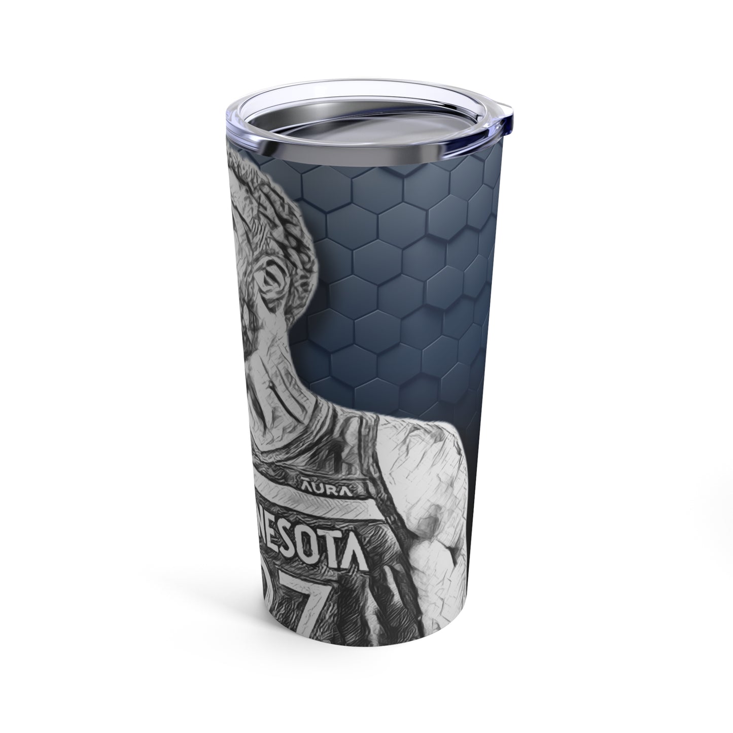 Minnesota Timberwolves 27 Rudy Gobert Tumbler 20oz right