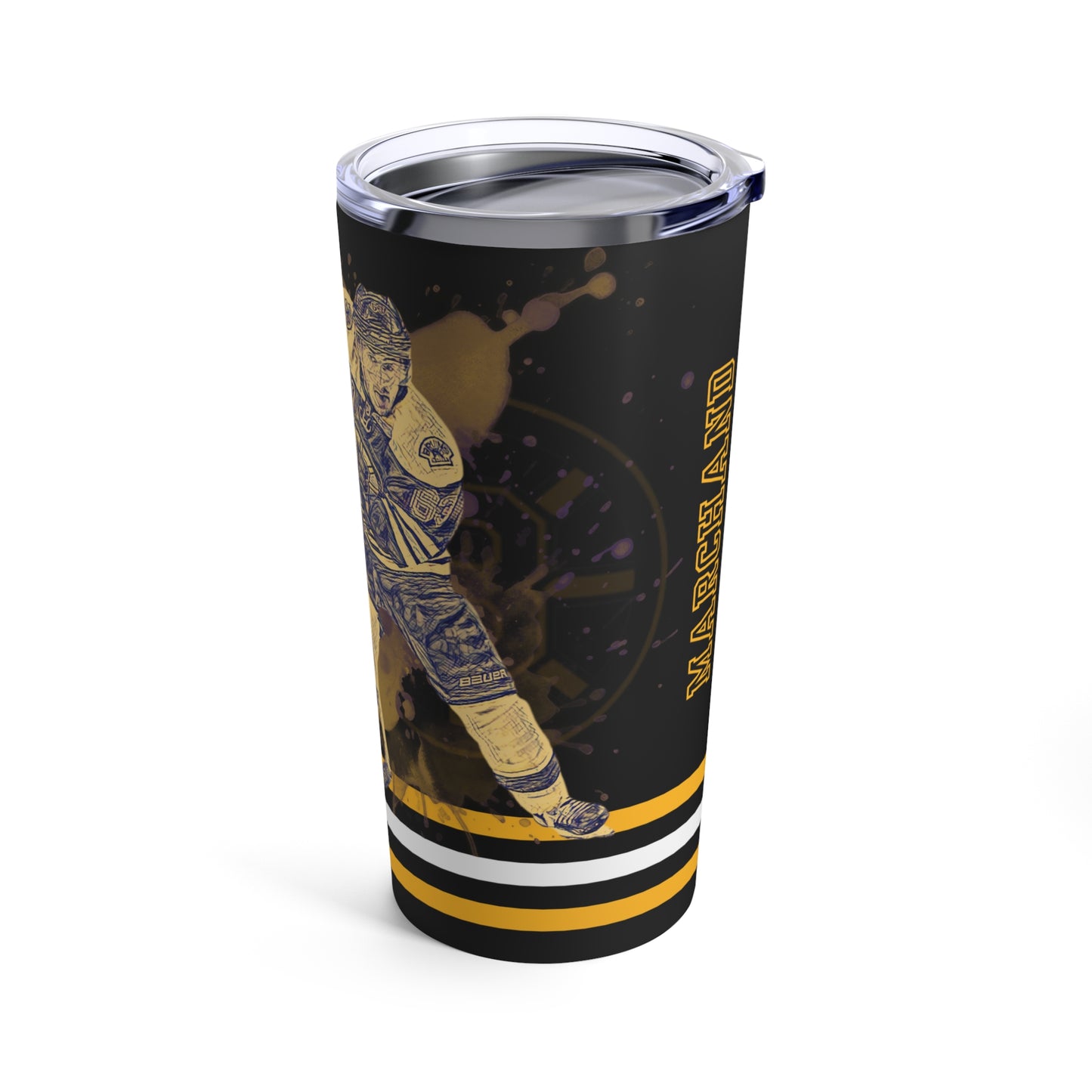 BOSTON BRUINS 63 BRAD MARCHAND Tumbler 20oz right