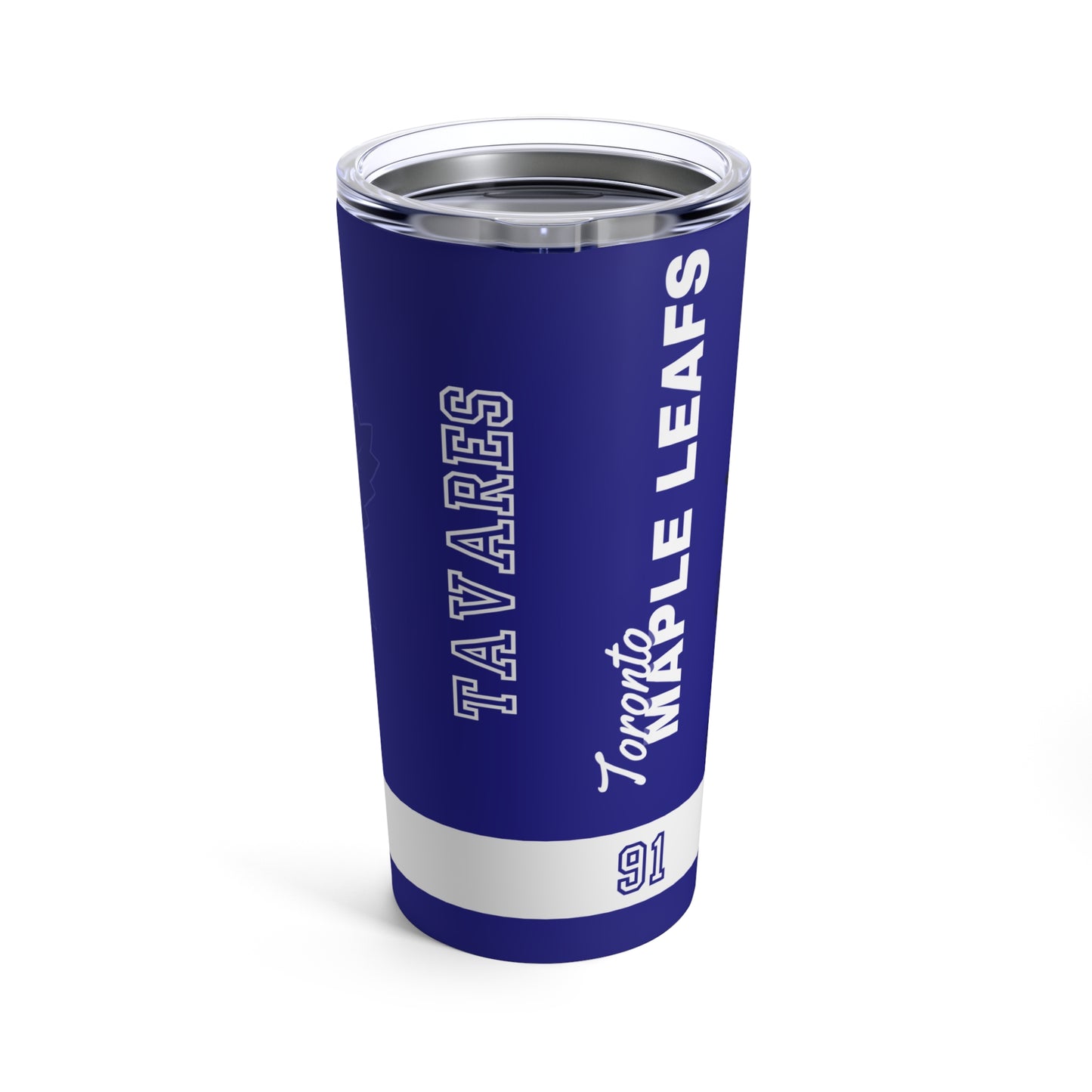 TORONTO MAPLE LEAFS 91 JOHN TAVARES Tumbler 20oz back