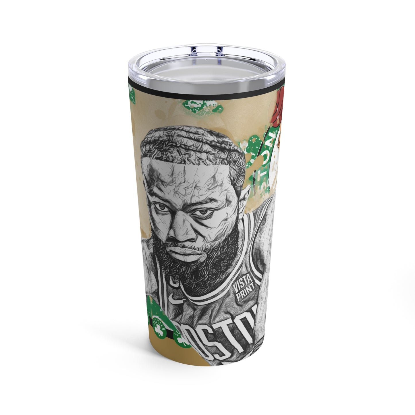 BOSTON CELTICS 7 JAYLEN BROWN Tumbler 20oz