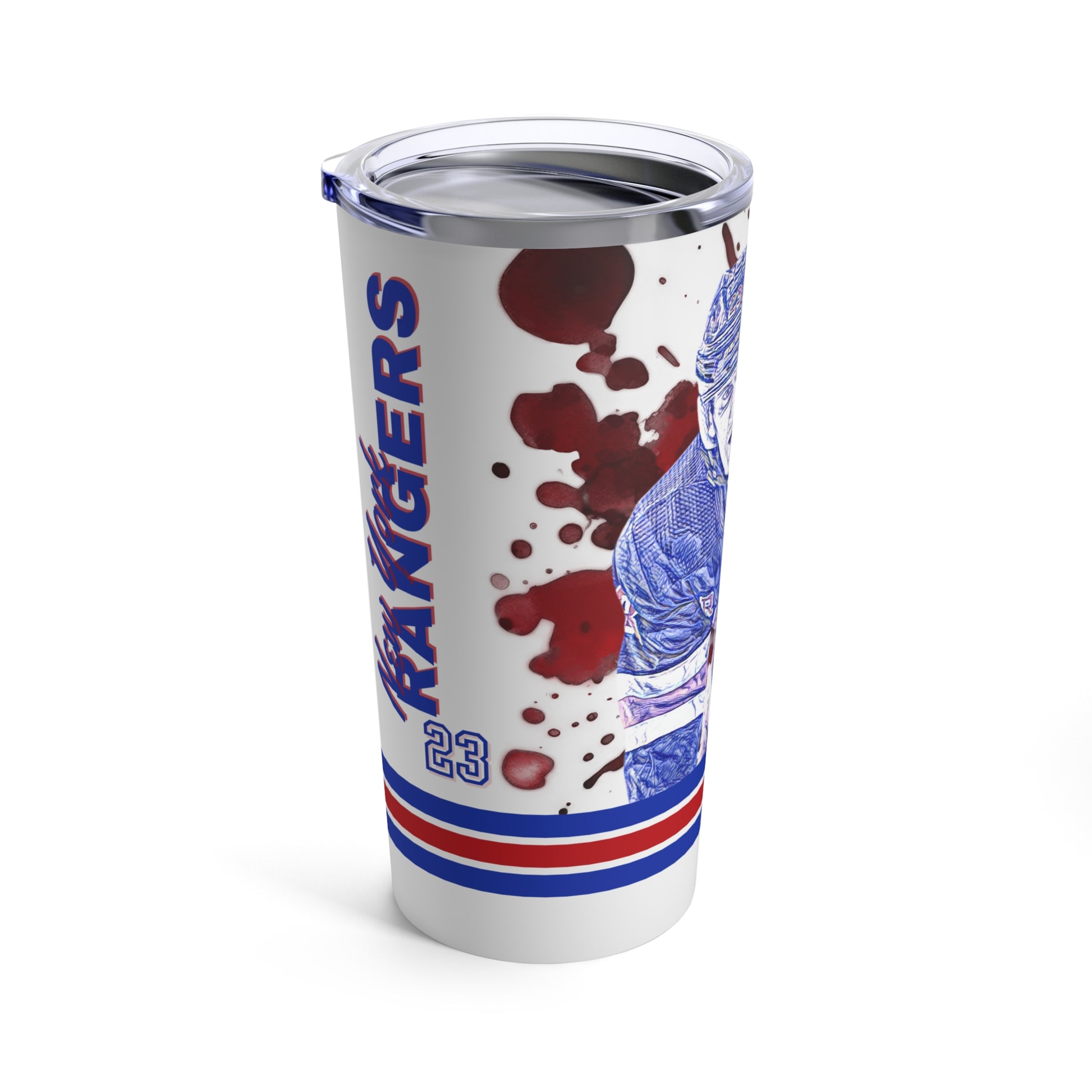 NEW YORK RANGER 23 ADAM FOX Tumbler 20oz left