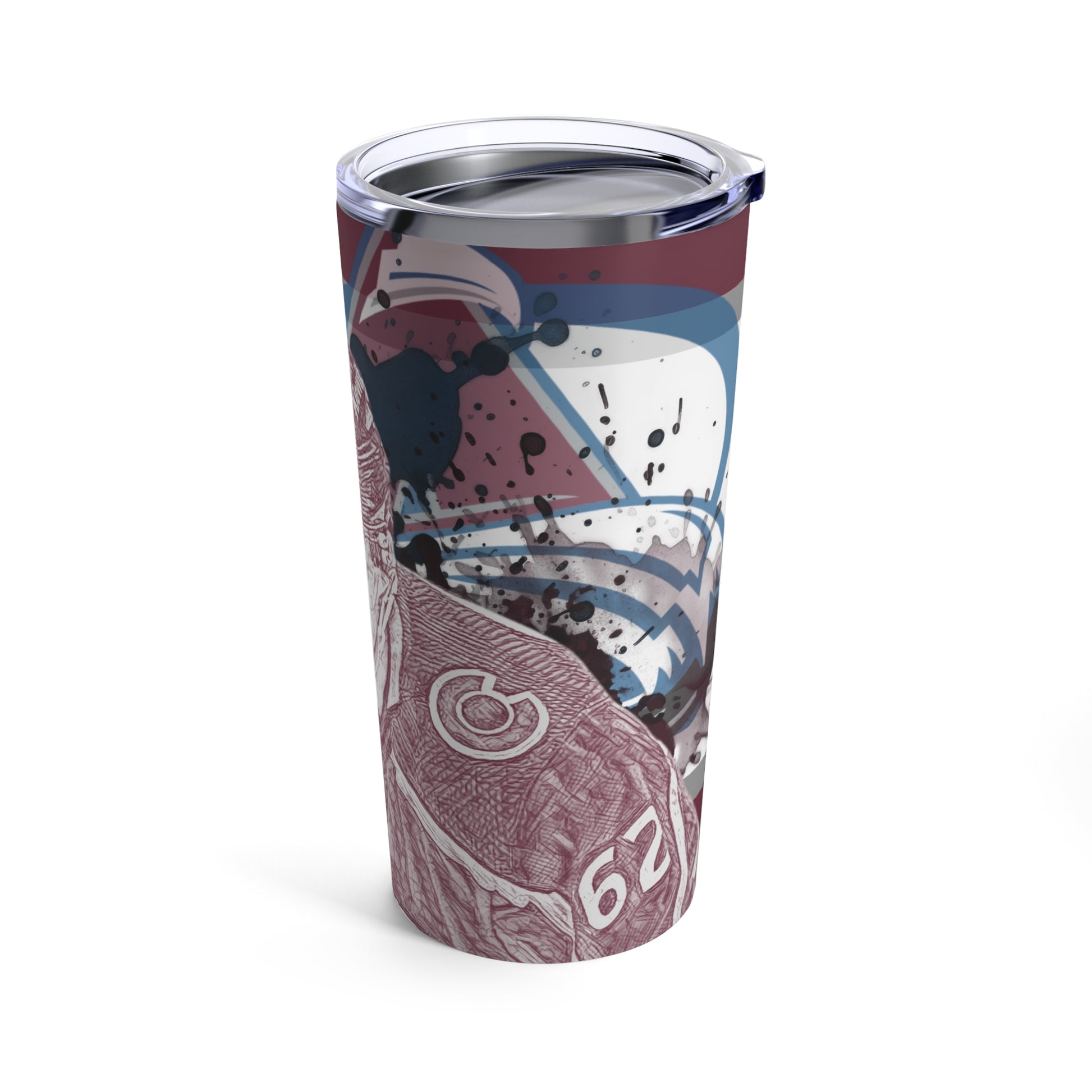 COLORADO AVALANCHE 62 ARTTURI LEHKONEN Tumbler 20oz right